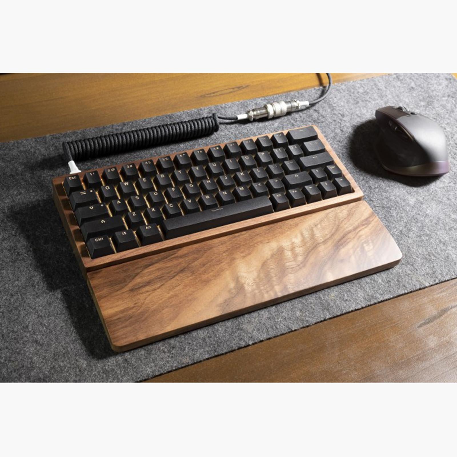 Wooden Case for GK61X GK61XS GK64X Mechanical Keyboard Rosewood Wirst Rest