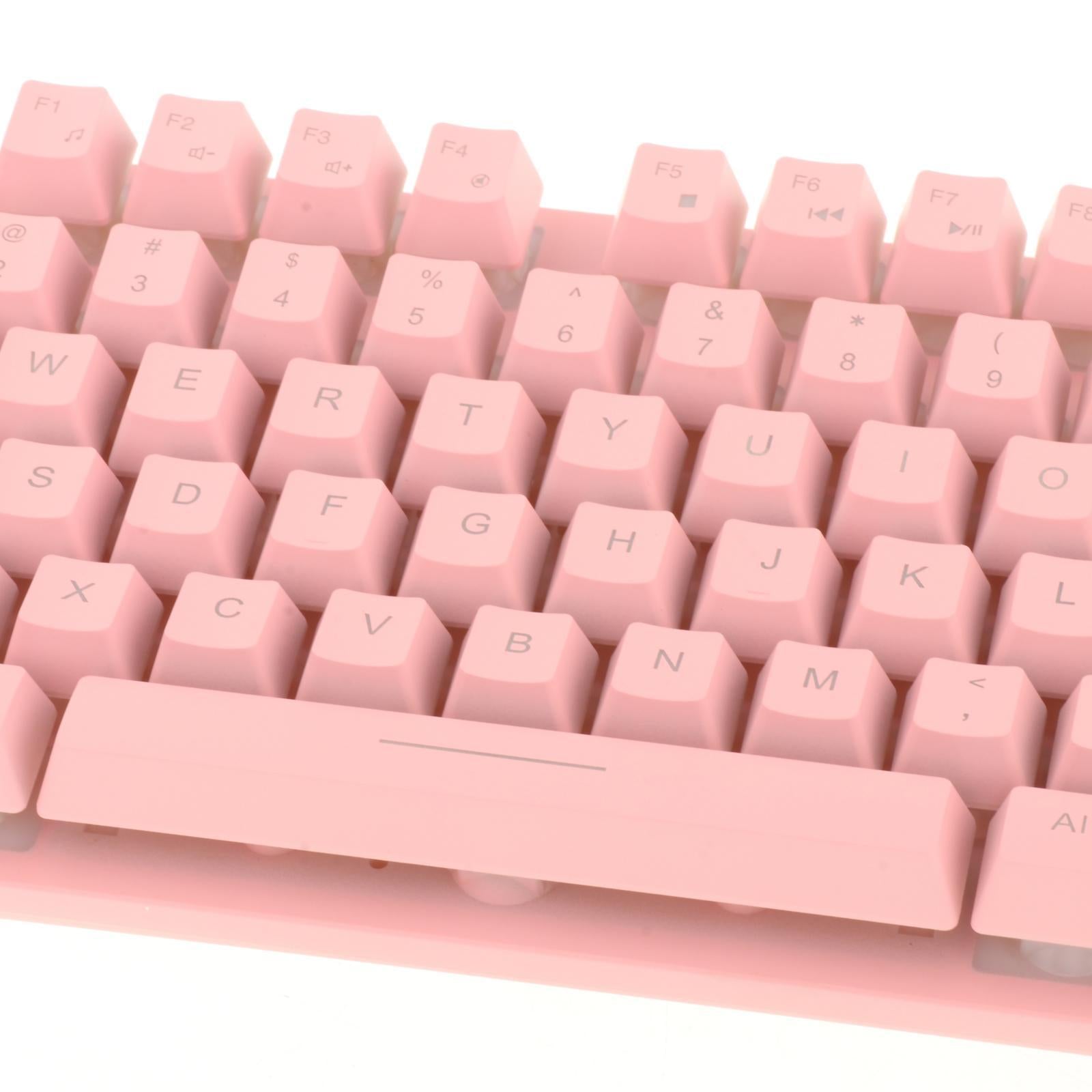 Gaming Keyboard Combo Programmable Mouse 4 in 1 for Computer Gamer Pink