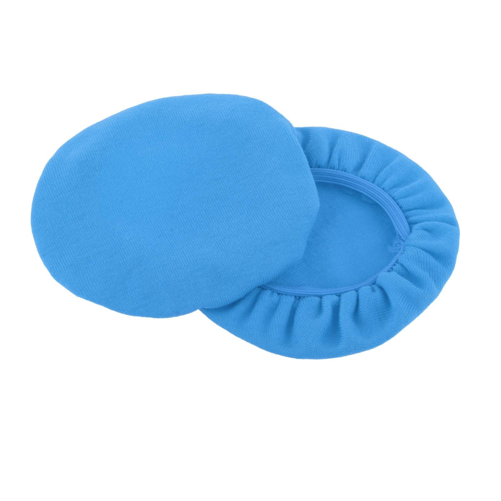 Headphone Covers Universal Durable Washable for Headsets 8cm  blue