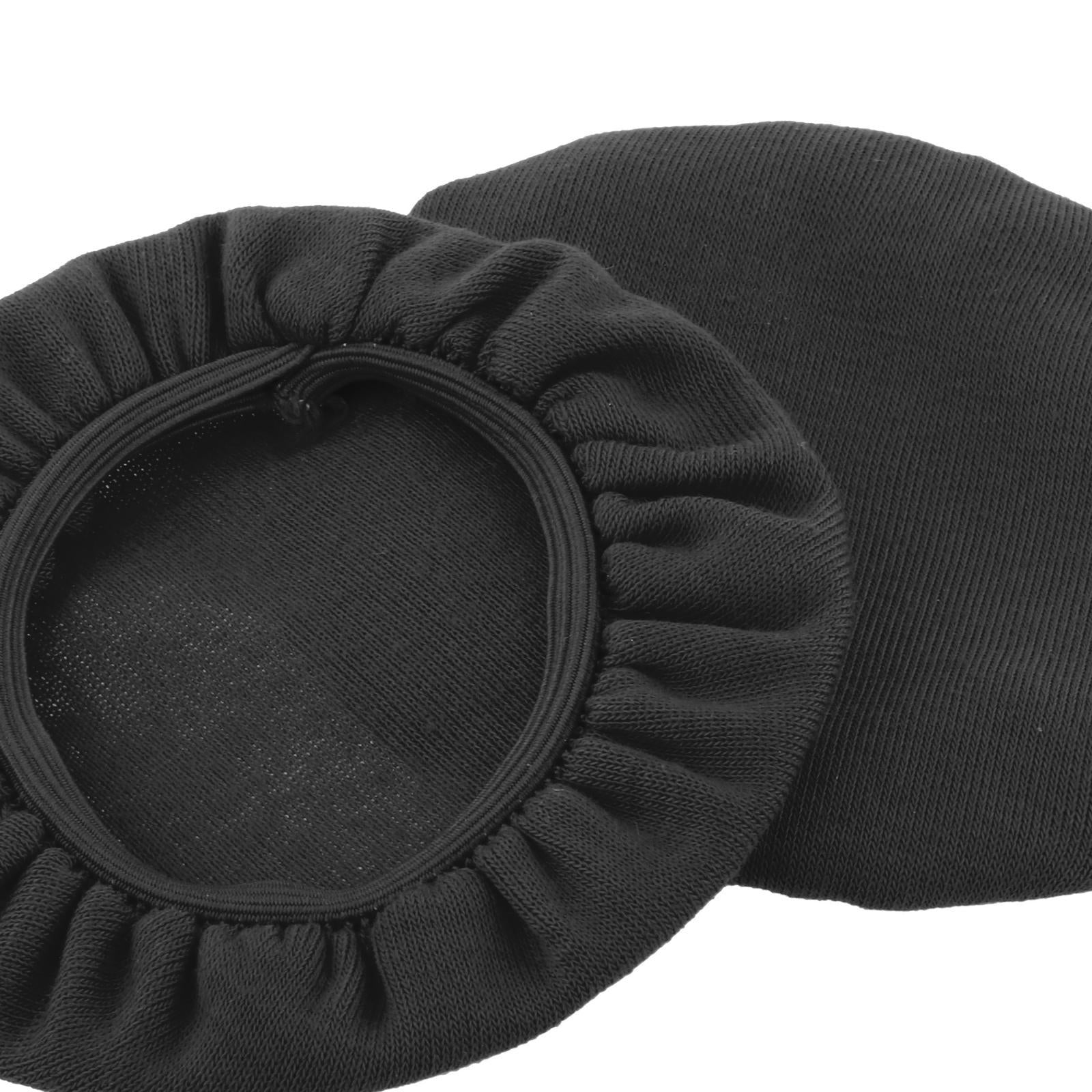 Headphone Covers Universal Durable Washable for Headsets 8cm  black