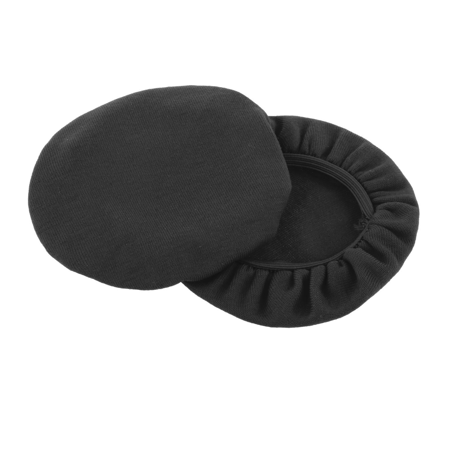 Headphone Covers Universal Durable Washable for Headsets 8cm  black