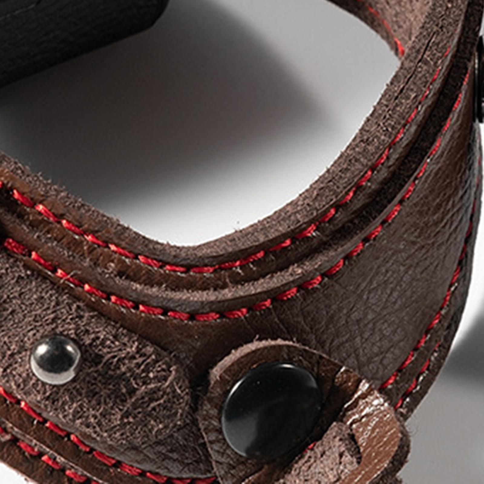 PU Leather Camera Wrist Hand Strap Mirrorless Cameras Wrist Strap One Size Brown