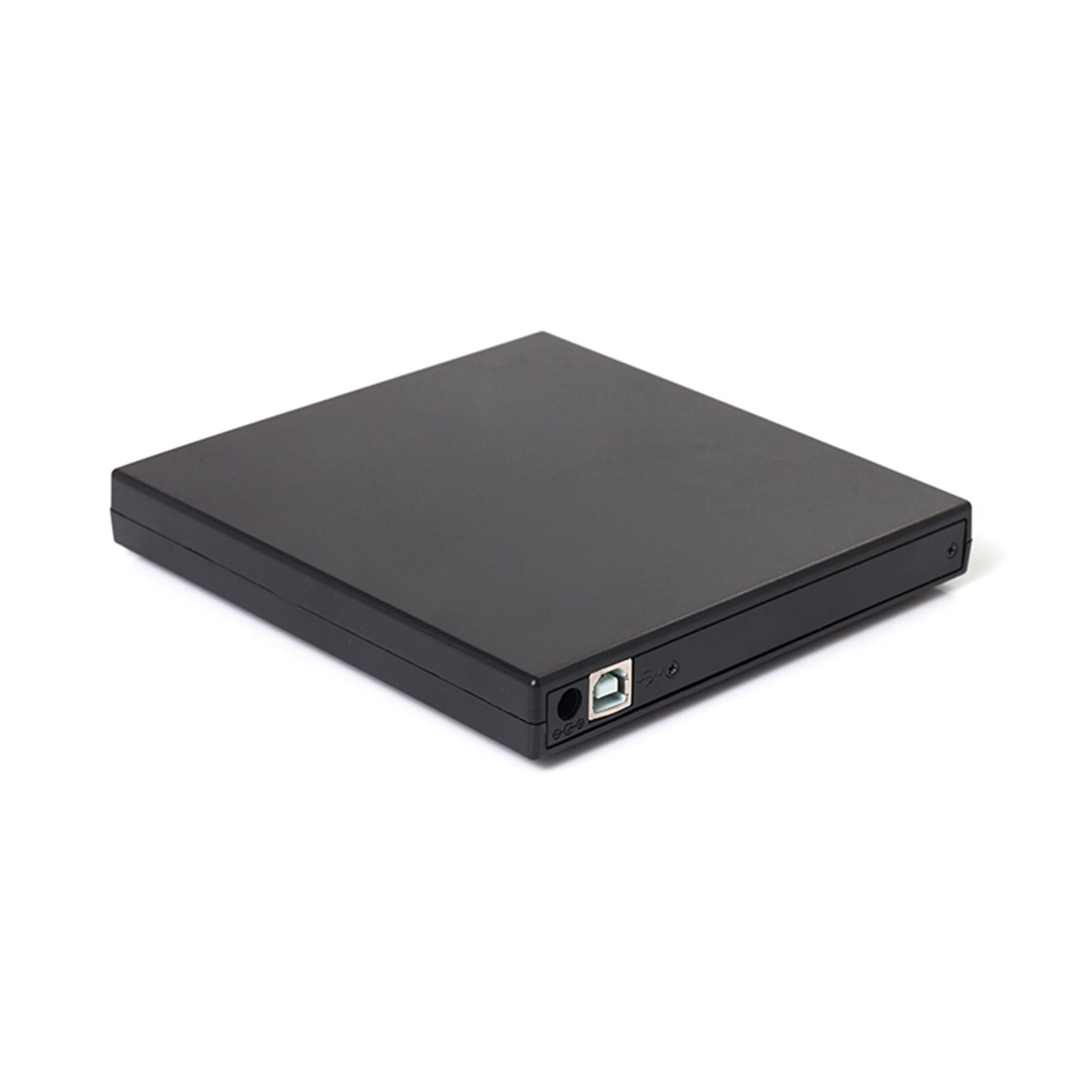 USB 2.0 External DVD Drive Recorder CD Burner DVD-RW for Laptops PC Silver