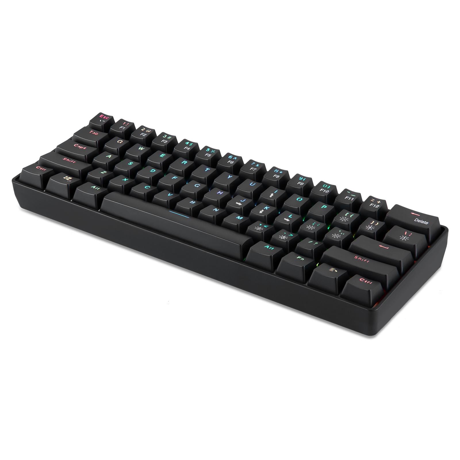 YK600 Mechanical Keyboard RGB Backlight Keyboards for PC Gamer Red Switch
