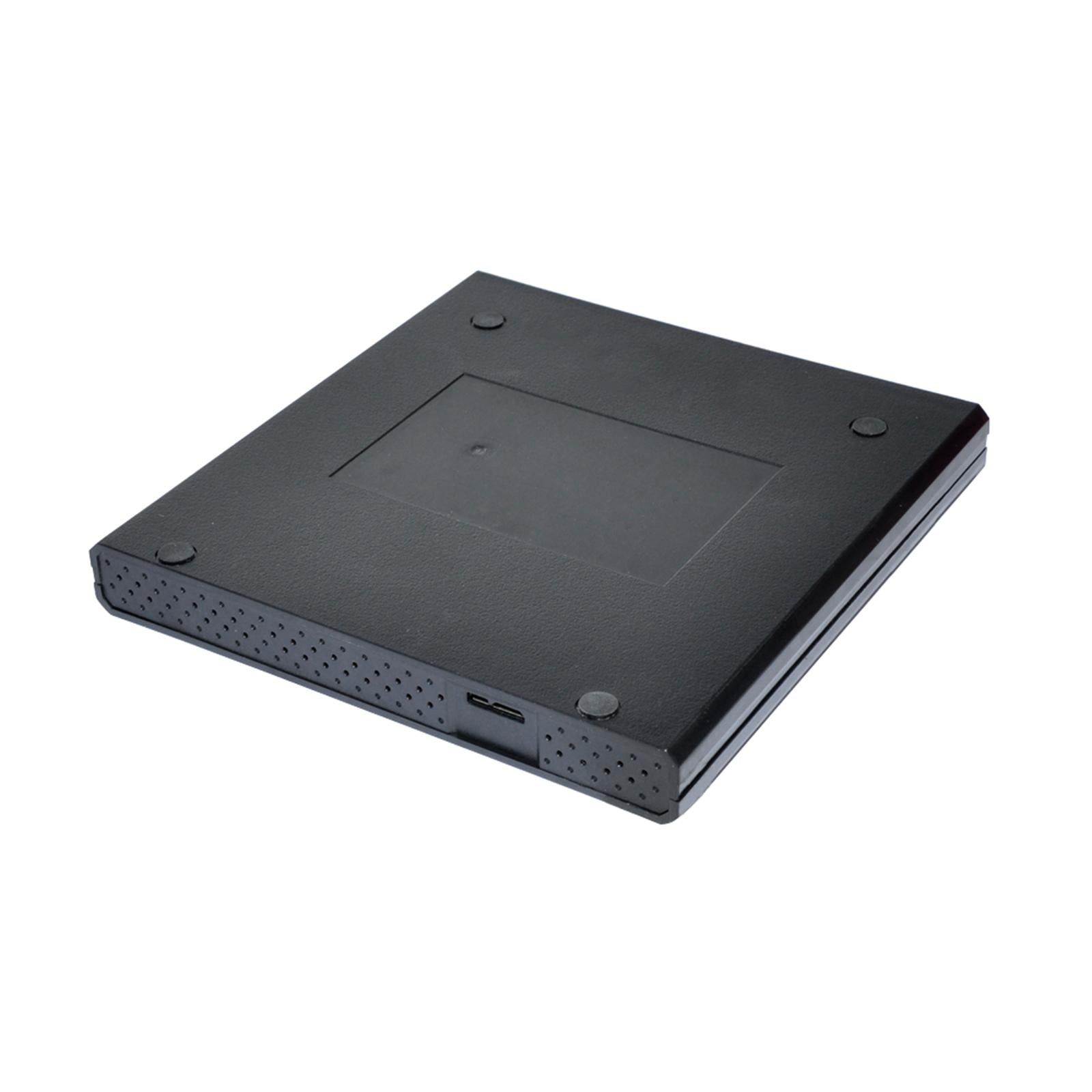 USB 3.0 External DVD Burner Player High-Speed DVD-RW Leather Pattern