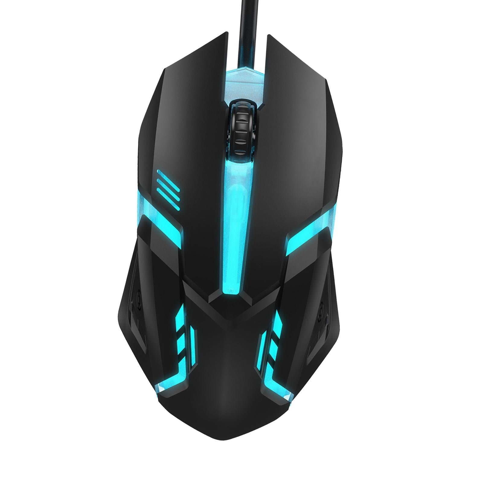 Wired Gaming Mouse with Backlights Adjustable DPI Universal for PC Laptop