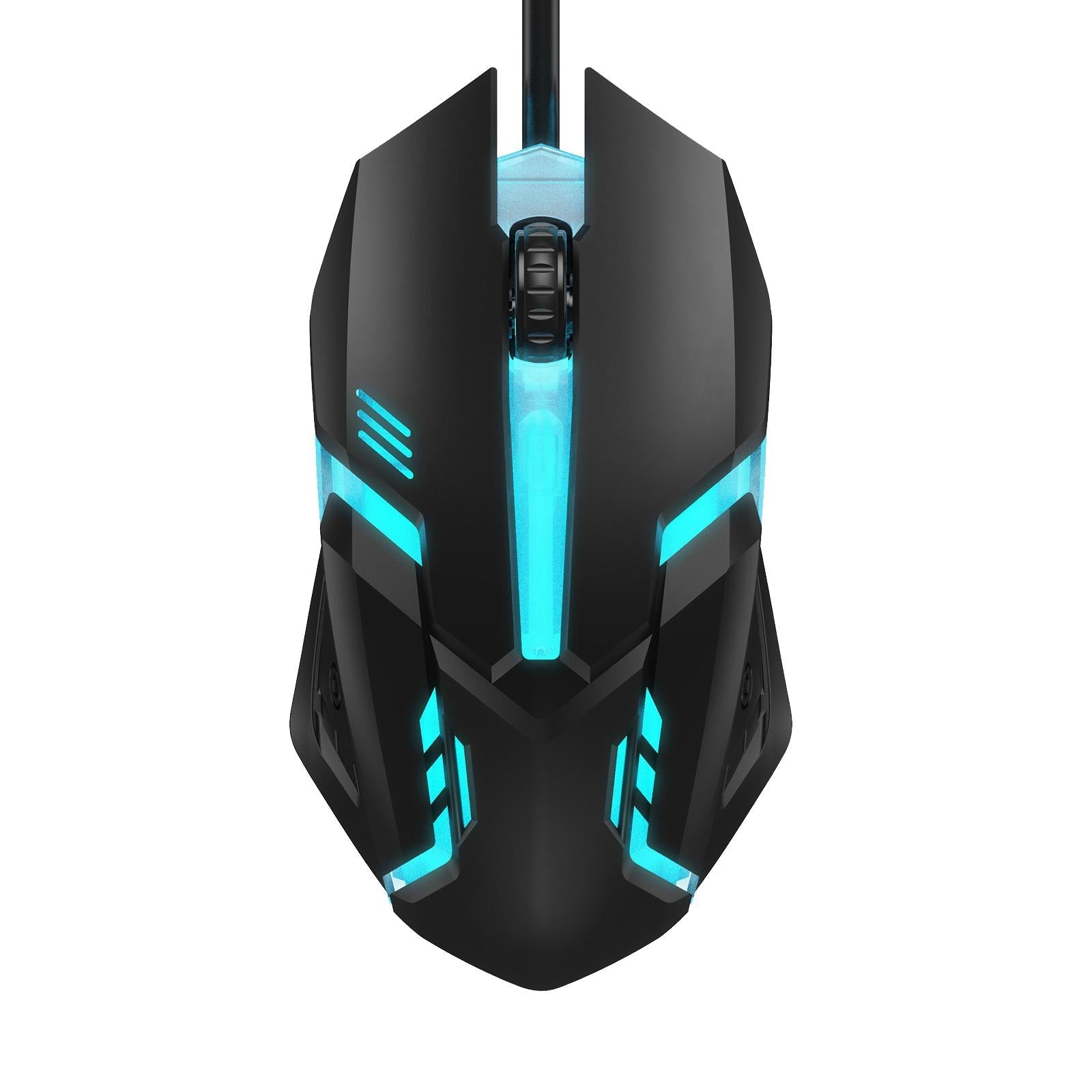 Wired Gaming Mouse with Backlights Adjustable DPI Universal for PC Laptop