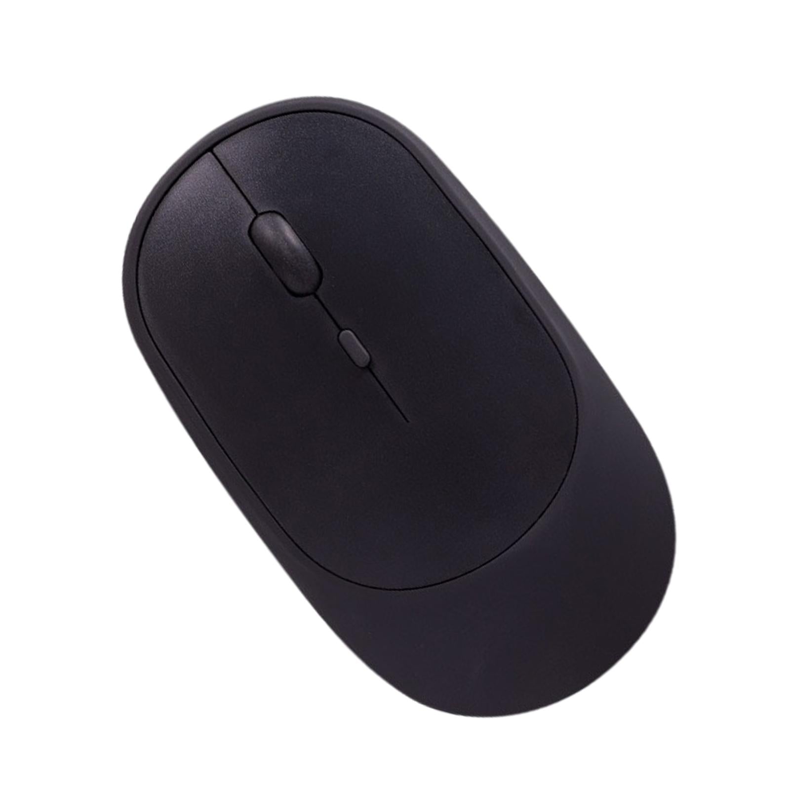 Cordless Bluetooth Mute Mouse Desktop Computer Gadget for Office Black