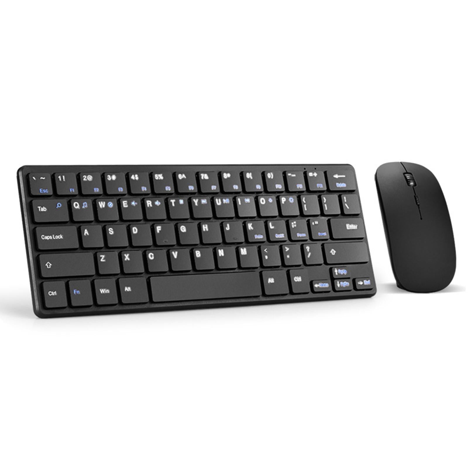 Wireless Mouse Keyboard Combo Less Noise Comfortable for Office Game Player