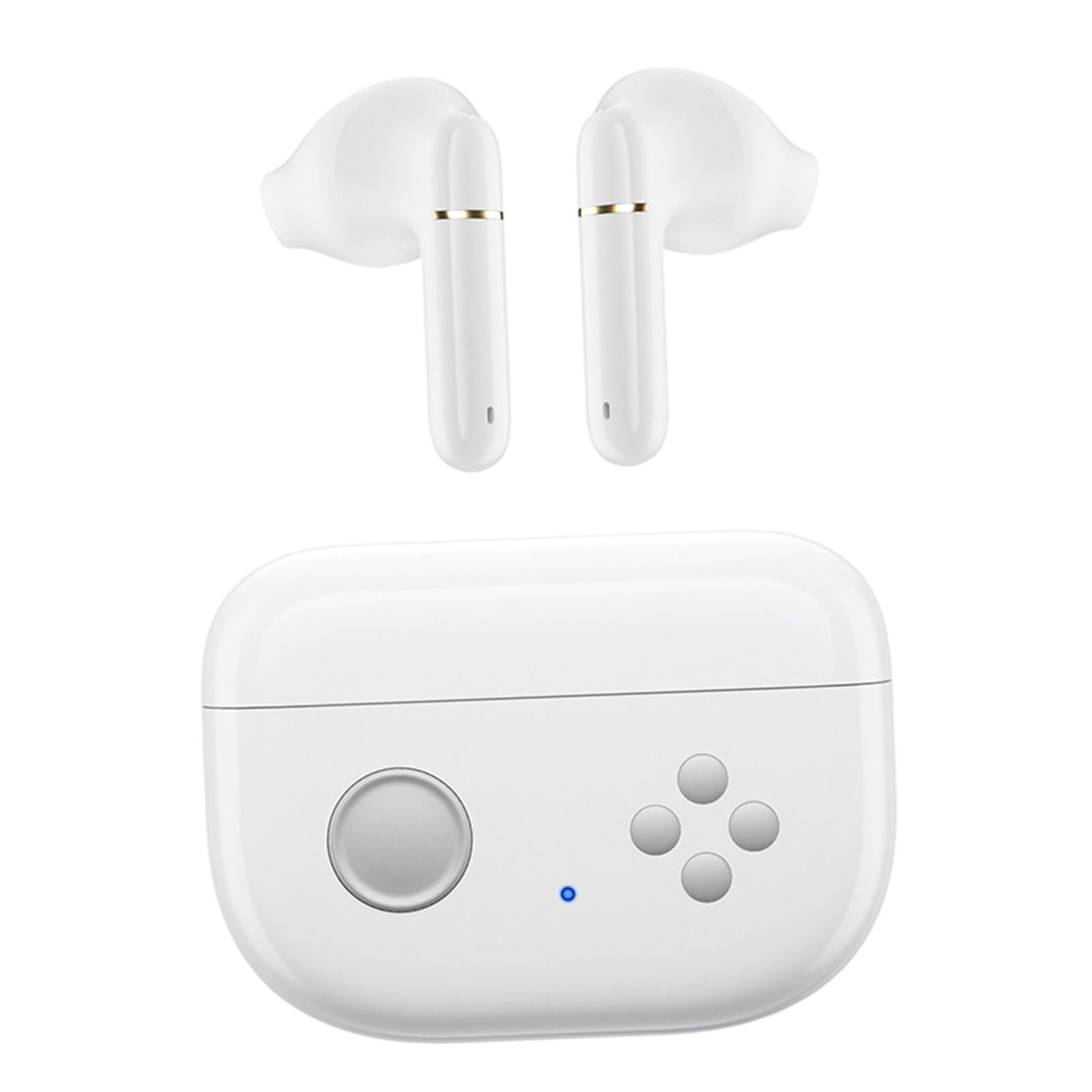 Wireless Bluetooth 5.0 Earphones NFC Touch Control in-Ear for Gaming Phones white