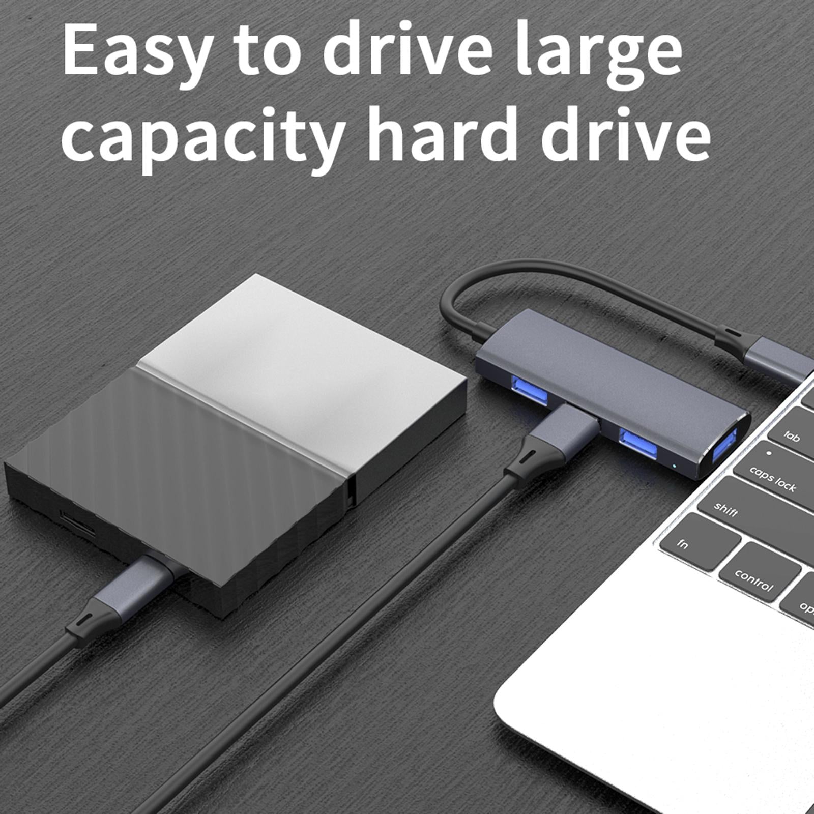 USB C Hub Tablet Laptop Multiport Card Reader Speakers Charging Transfer