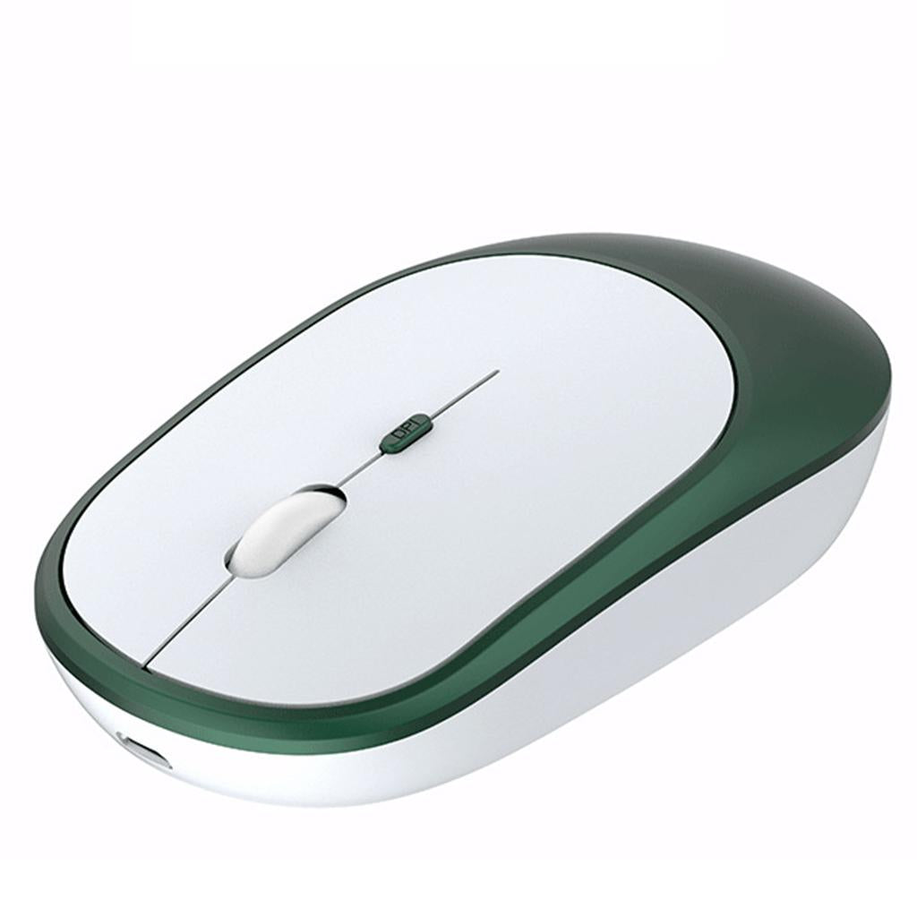 Wireless Keyboard and Mouse Quiet for Laptops Tablets Dark Green