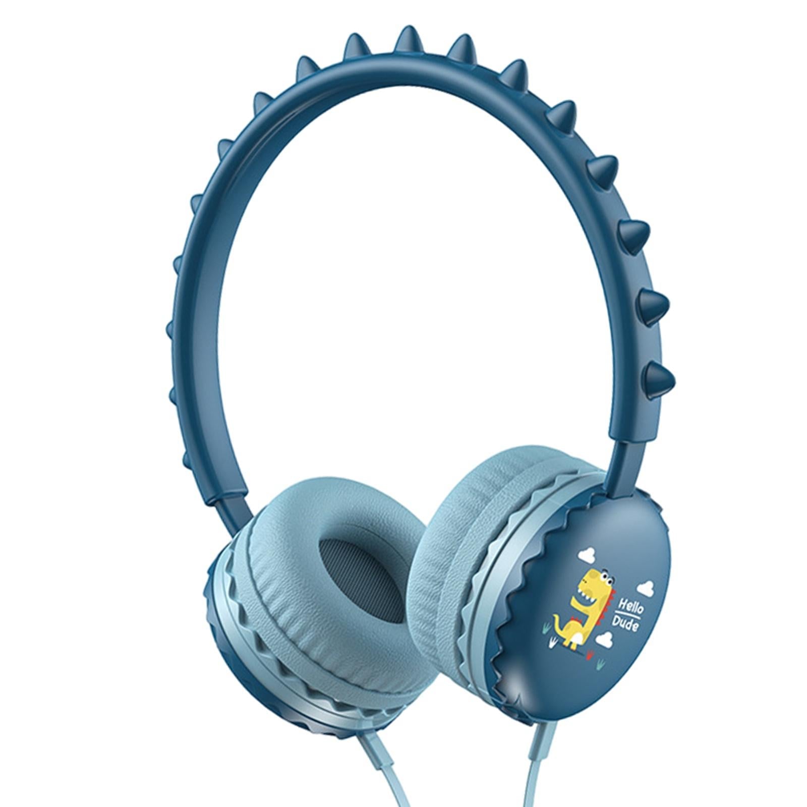 Kids Wired Headphones Over Ear Lightweight Portable for Child  blue