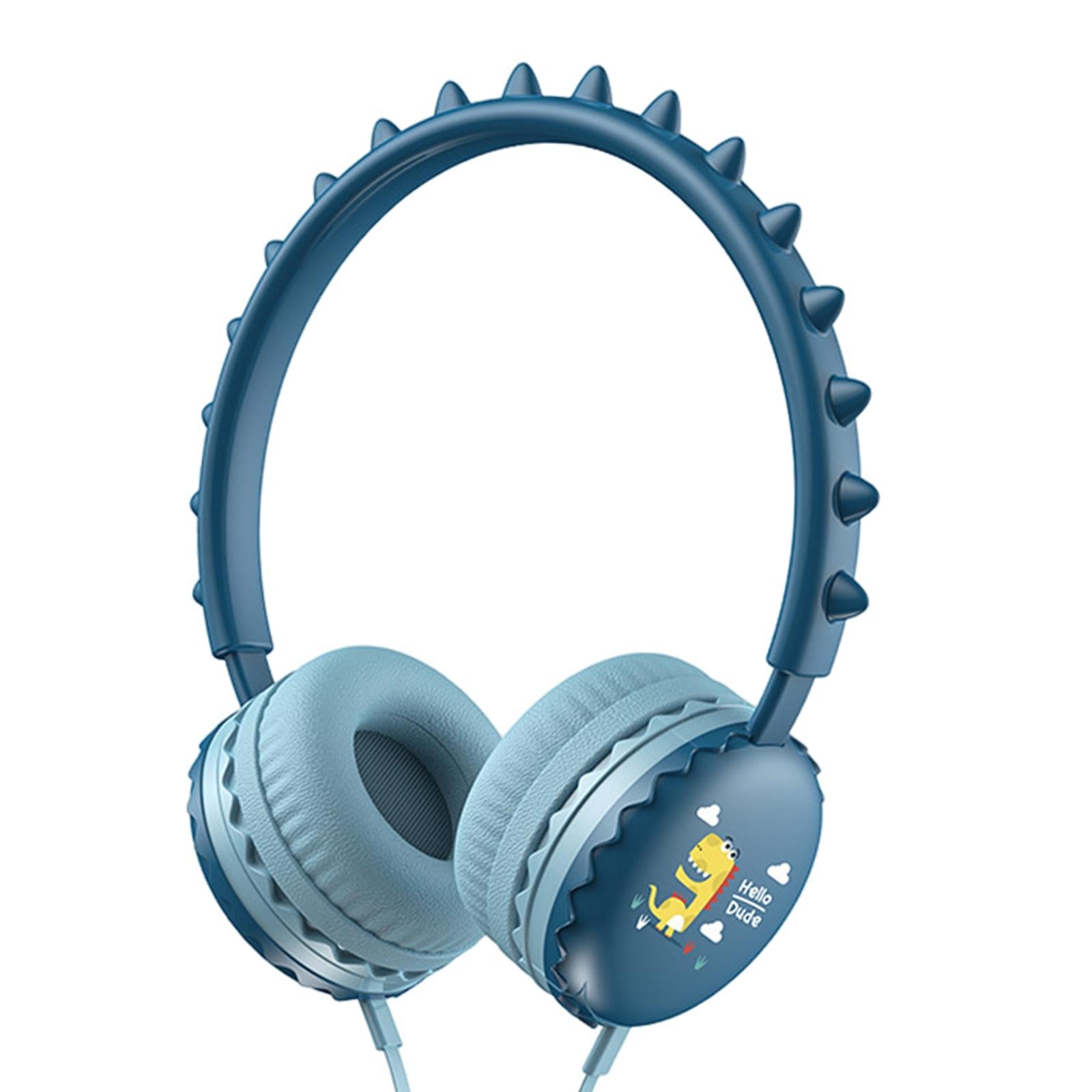 Kids Wired Headphones Over Ear Lightweight Portable for Child  blue