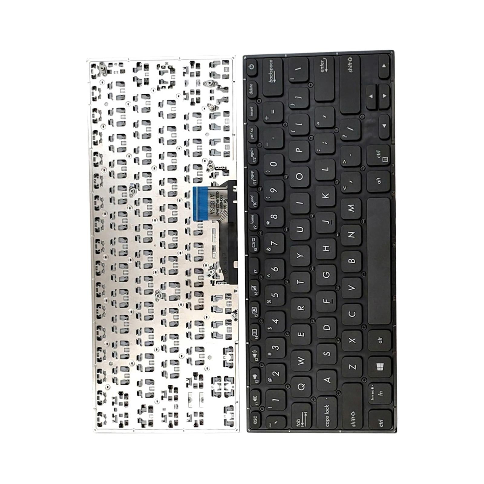 Laptop Keyboard US Layout for ASUS VivoBook S14 x430Fa x430FN Black Plastic