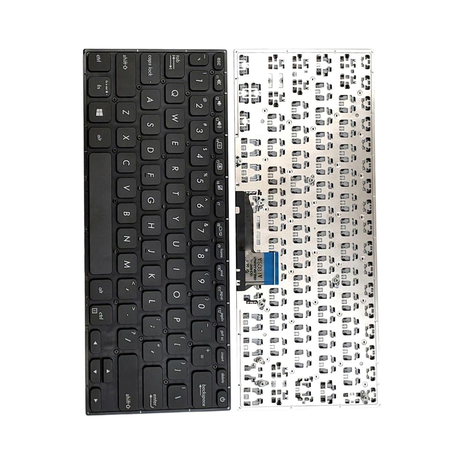 Laptop Keyboard US Layout for ASUS VivoBook S14 x430Fa x430FN Black Plastic