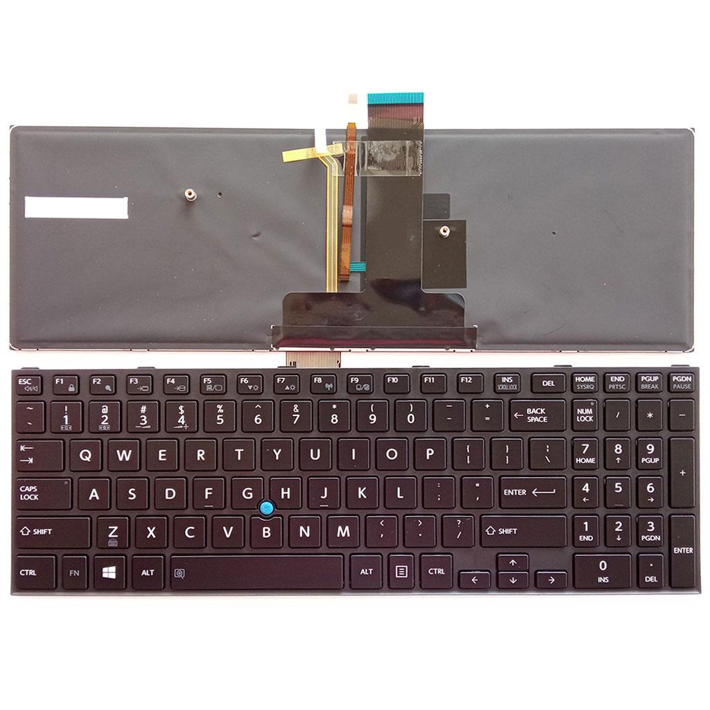 US Backlit Keyboard Laptop for Toshiba Satellite Pro Tecra A50-C Z50-C