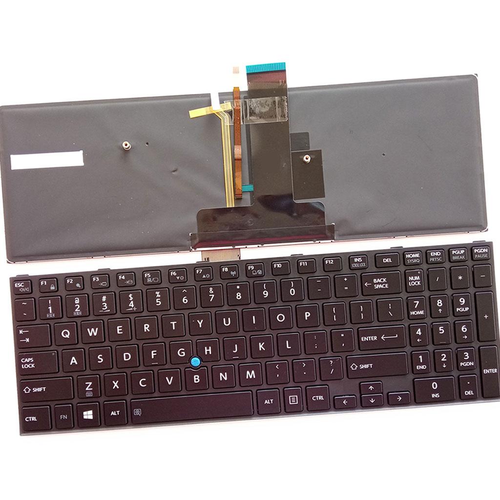 US Backlit Keyboard Laptop for Toshiba Satellite Pro Tecra A50-C Z50-C