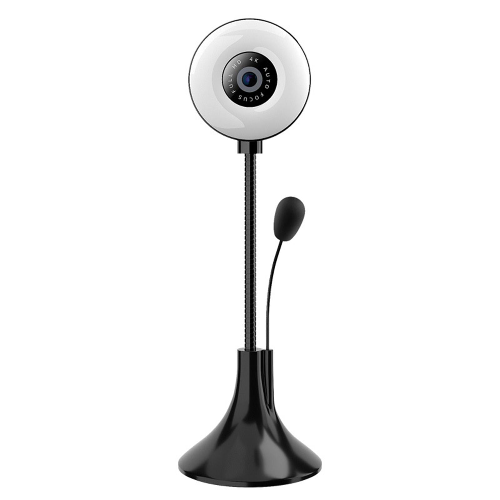 Webcam Full Hd Non-Slip Base Multi-Directional AK Clear Smart for Webcast 480p