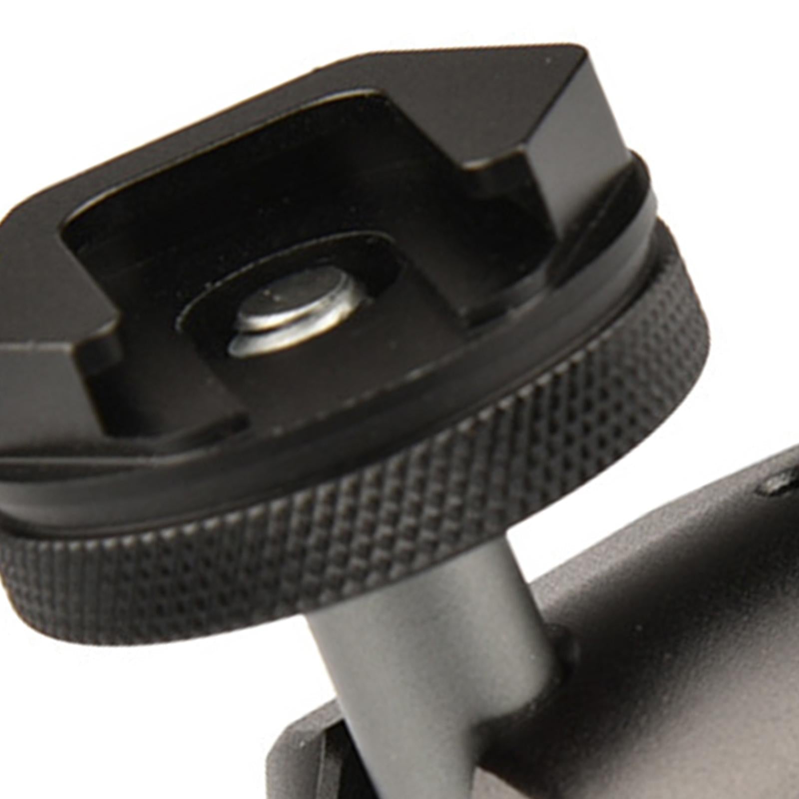 Swivel Mini Ball Head Tripod Mount with Removable 1/4 Cold Shoe for DSLR