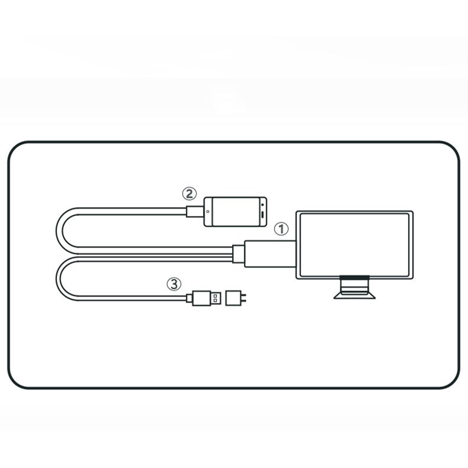 USB C to HDMI Cable Charging Cable Projectors Home Theater HDTV