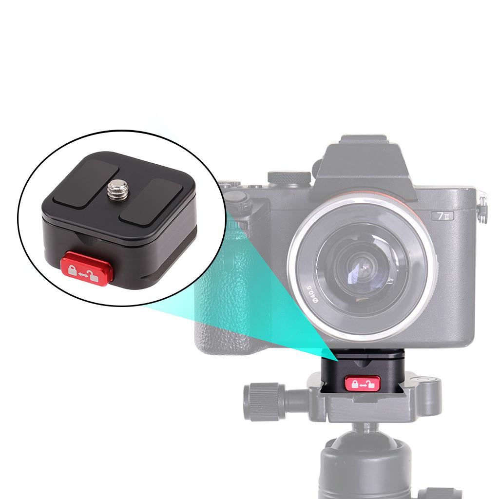 Quick Release Plate Camera Tripod Mount for Sony Durable 50kg Load Bearing