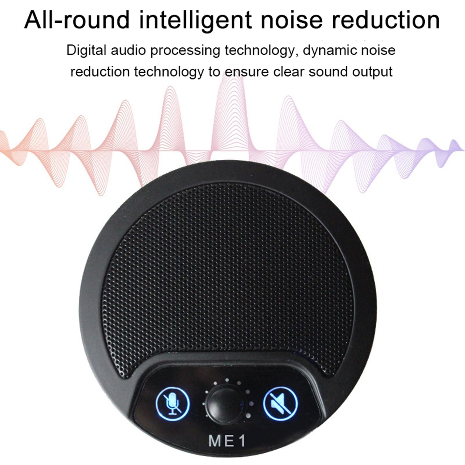 Microphone Built-In Speaker Plug Play for Video Conference Interviews Tablet