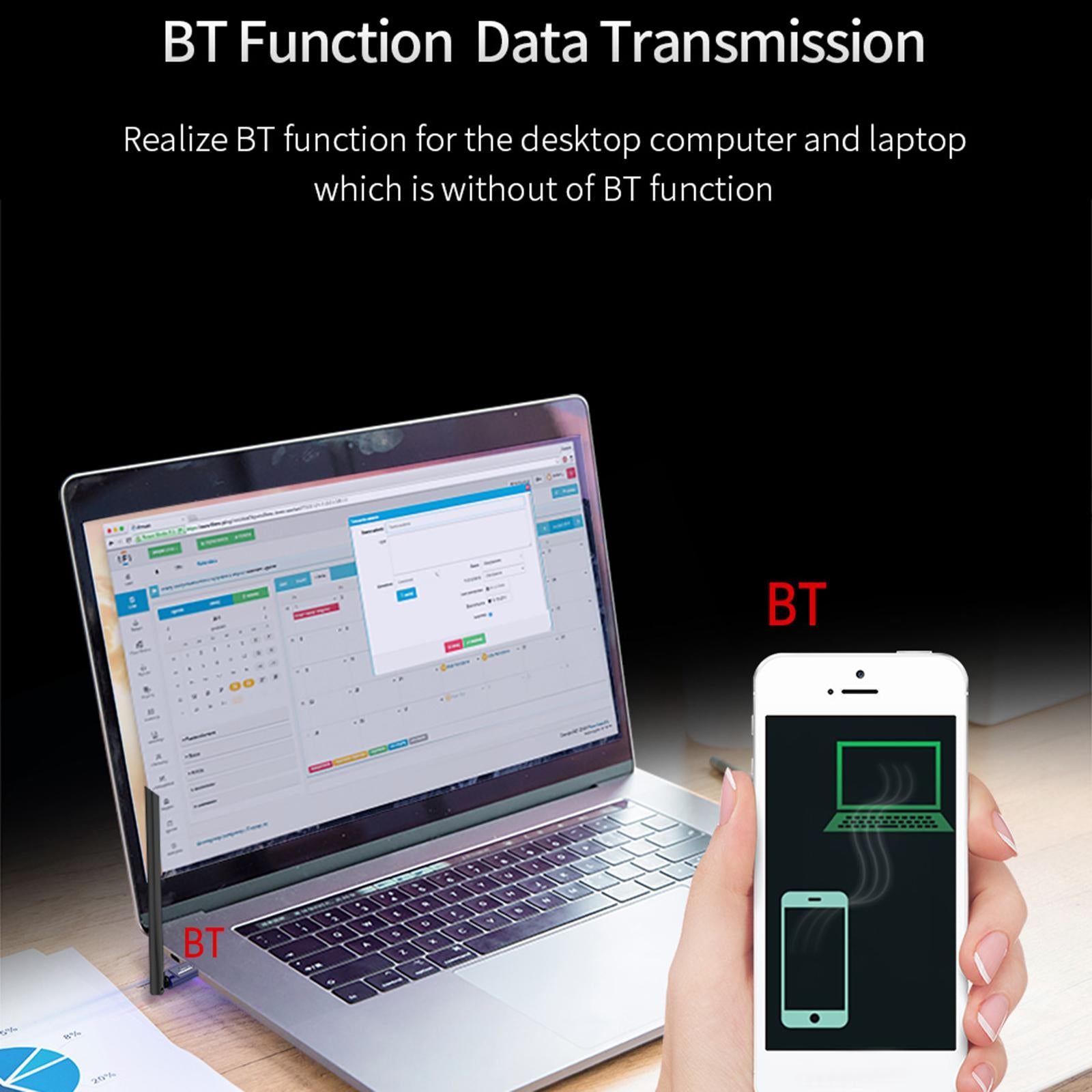 759BF Adapter Bluetooth 4.2 Dual-Band 2.4GHz 5.8GHz for Desktop 64Bit 32Bit