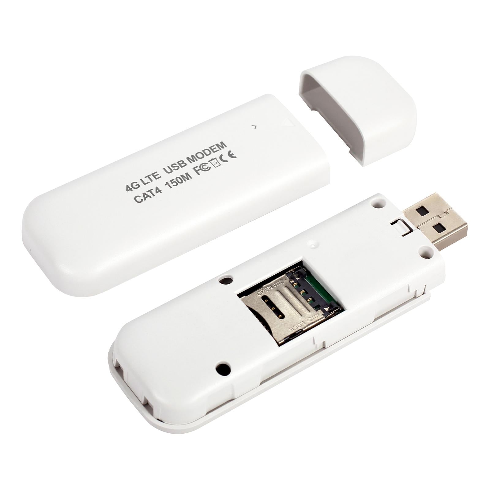 Mini U8 4G LTE Network Adapter USB Router 150Mbps Wireless Partner EU White