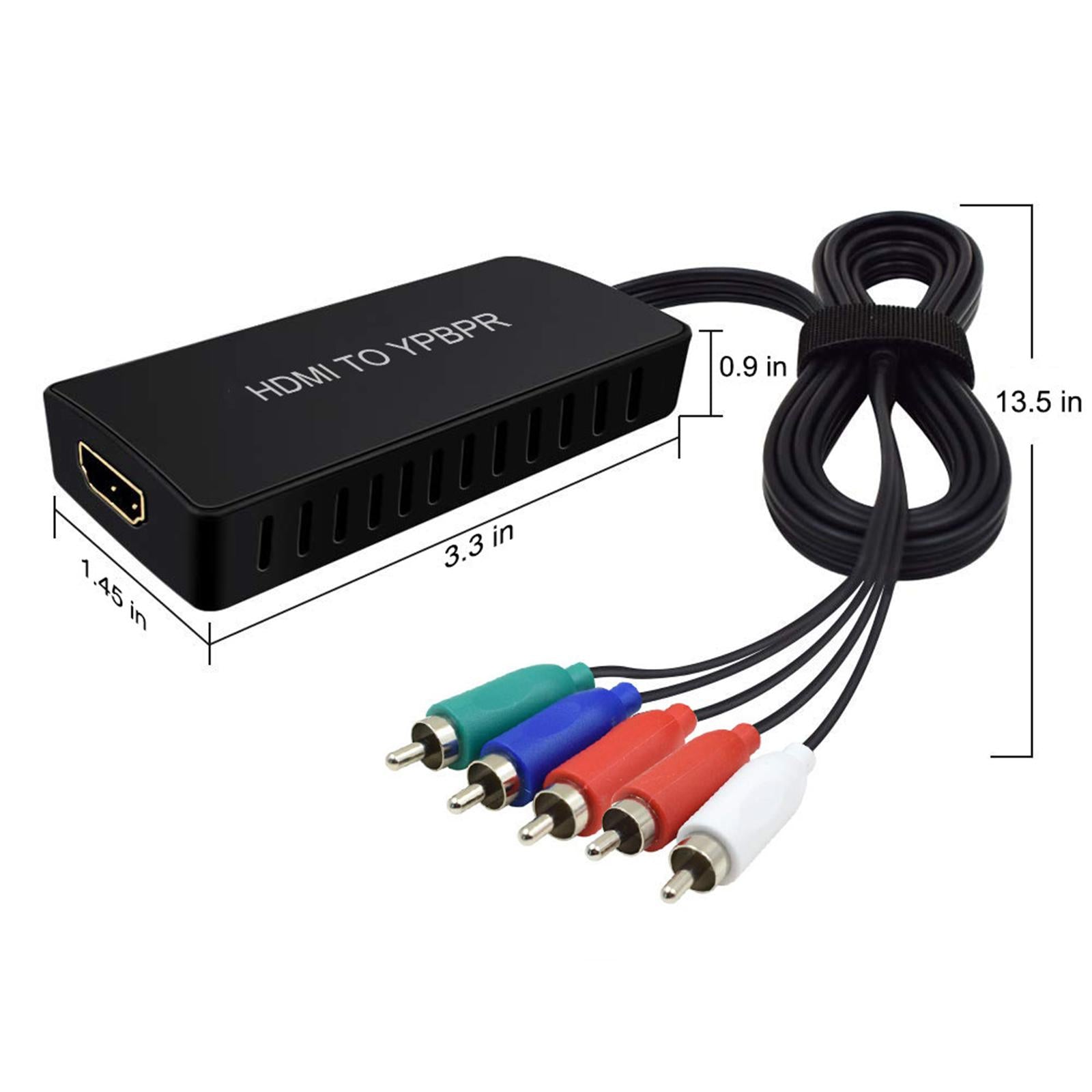 HDMI to Ypbpr Converter Support 1080P 720P HDMI1.3 for PS2 PS3 for Xbox HDTV