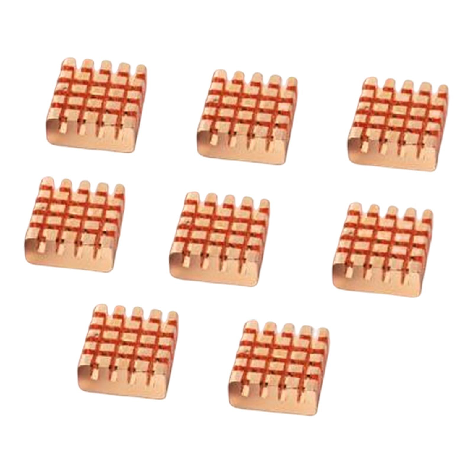 8Pcs Pure Copper RAM Heatsink Cooler for CPU GPU PC Laptop Graphics Card