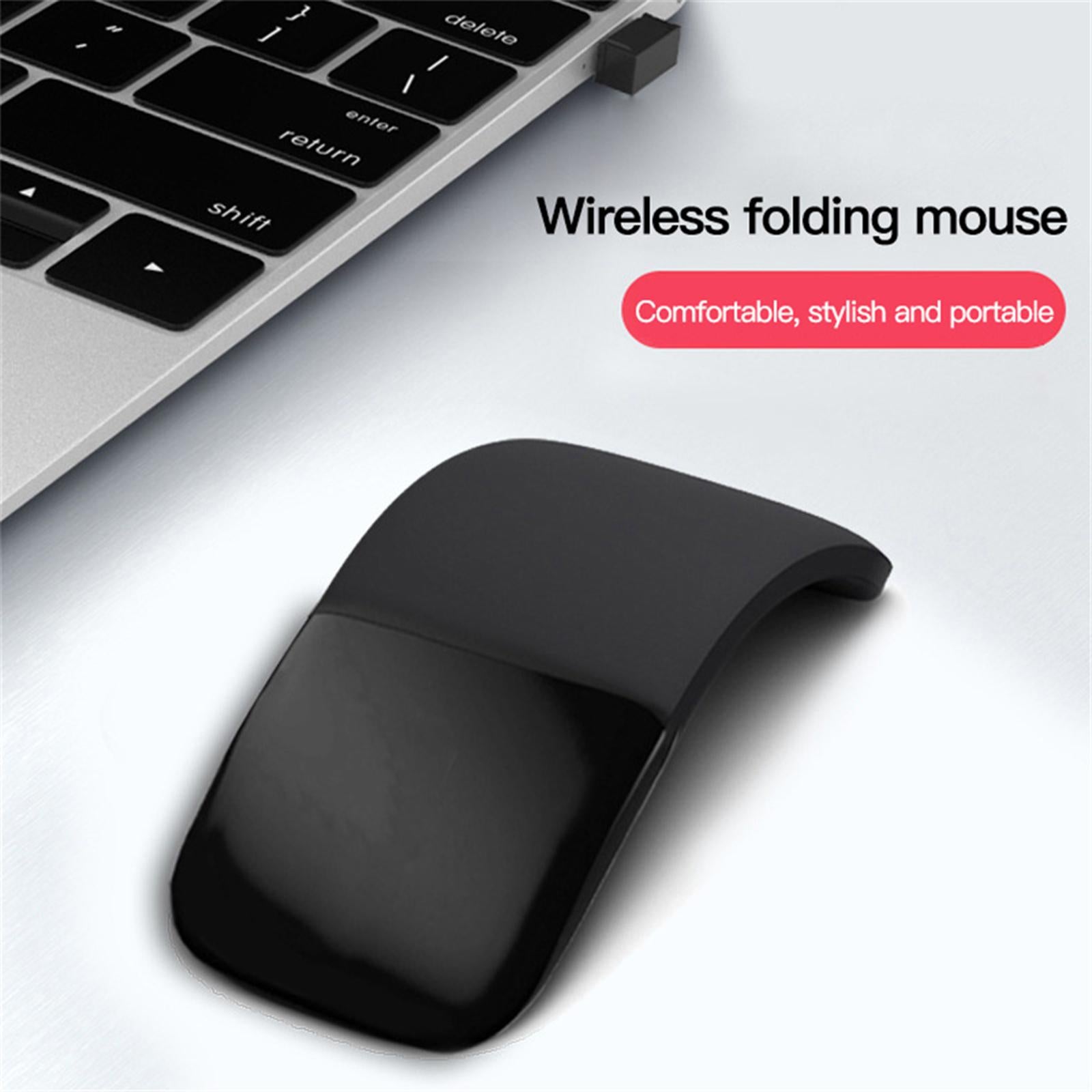 2.4 GHz Wireless ARC Touch Mouse Curved Optical for Laptop Tablet Notebook