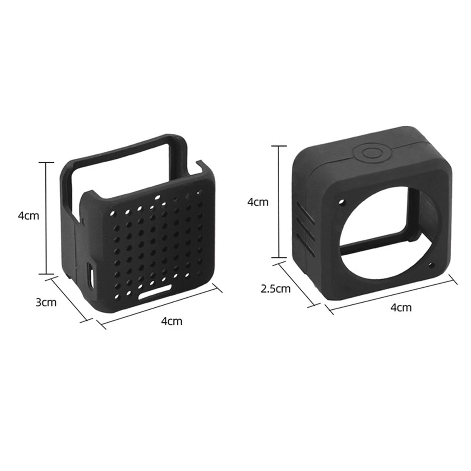 Split Silicone Sleeve Cover Case for DJI Action 2 Practical Use Drop Proof