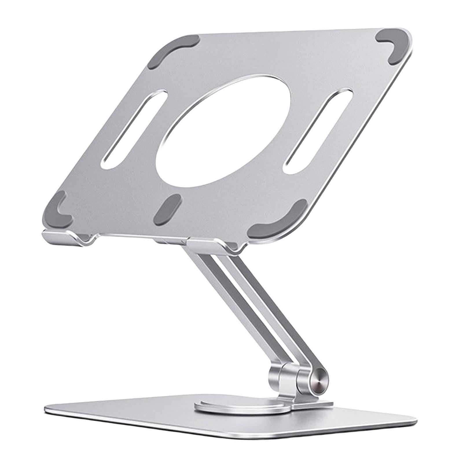 Tablet Stand 360 Rotating Holder Mount Desk for iPad Online Class Silver