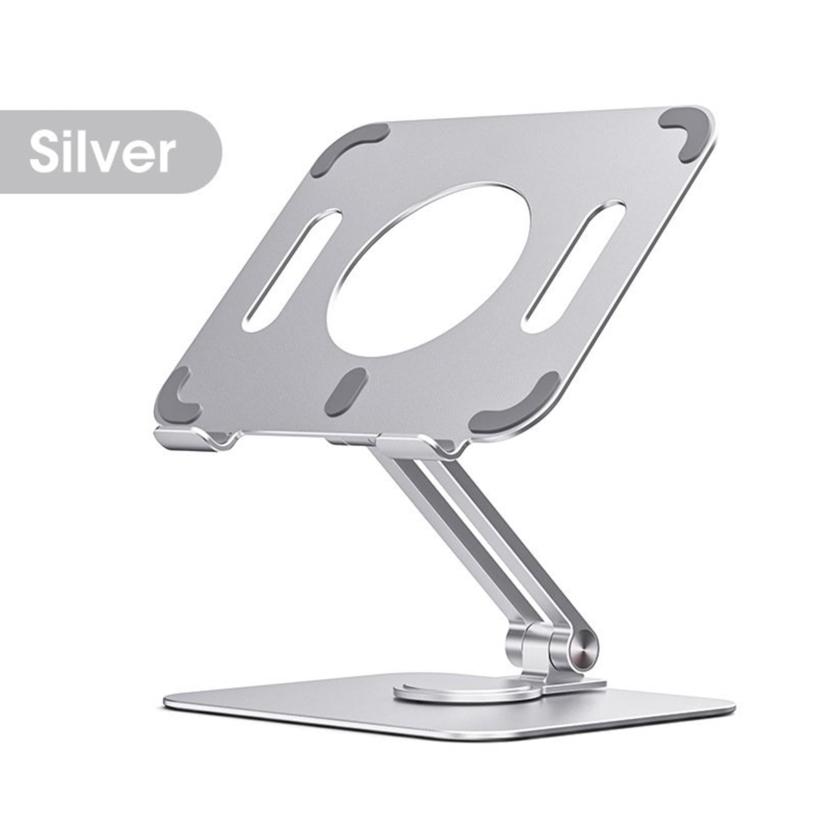 Tablet Stand 360 Rotating Holder Mount Desk for iPad Online Class Silver