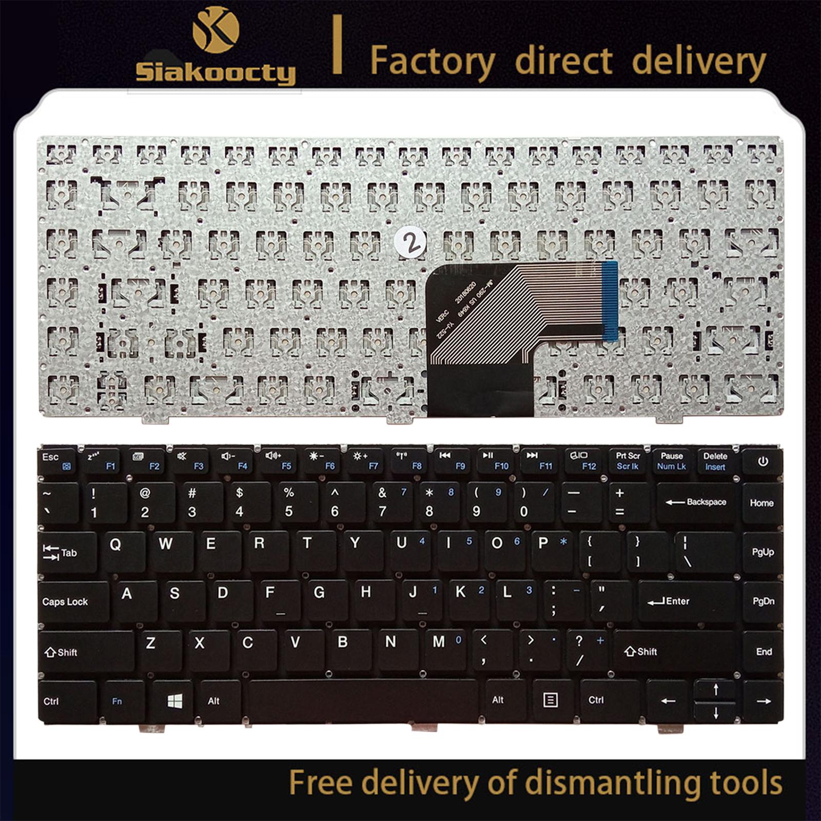 US English Keyboard Replaces for Prestigio Smartbook 133S Psb133S01 No Frame