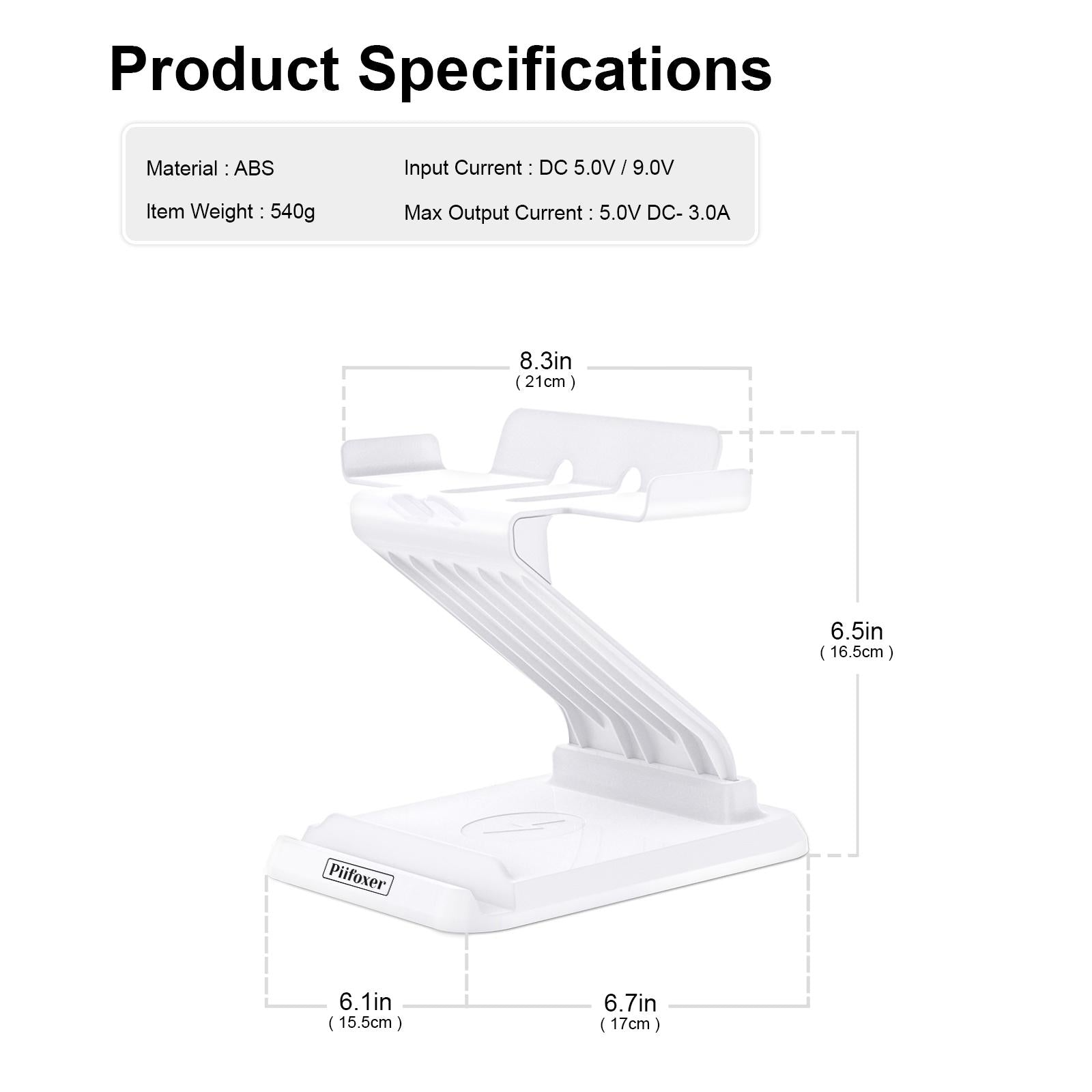 Charging Dock VR Stand for Quest 2 Headset & Controllers Easy to Use