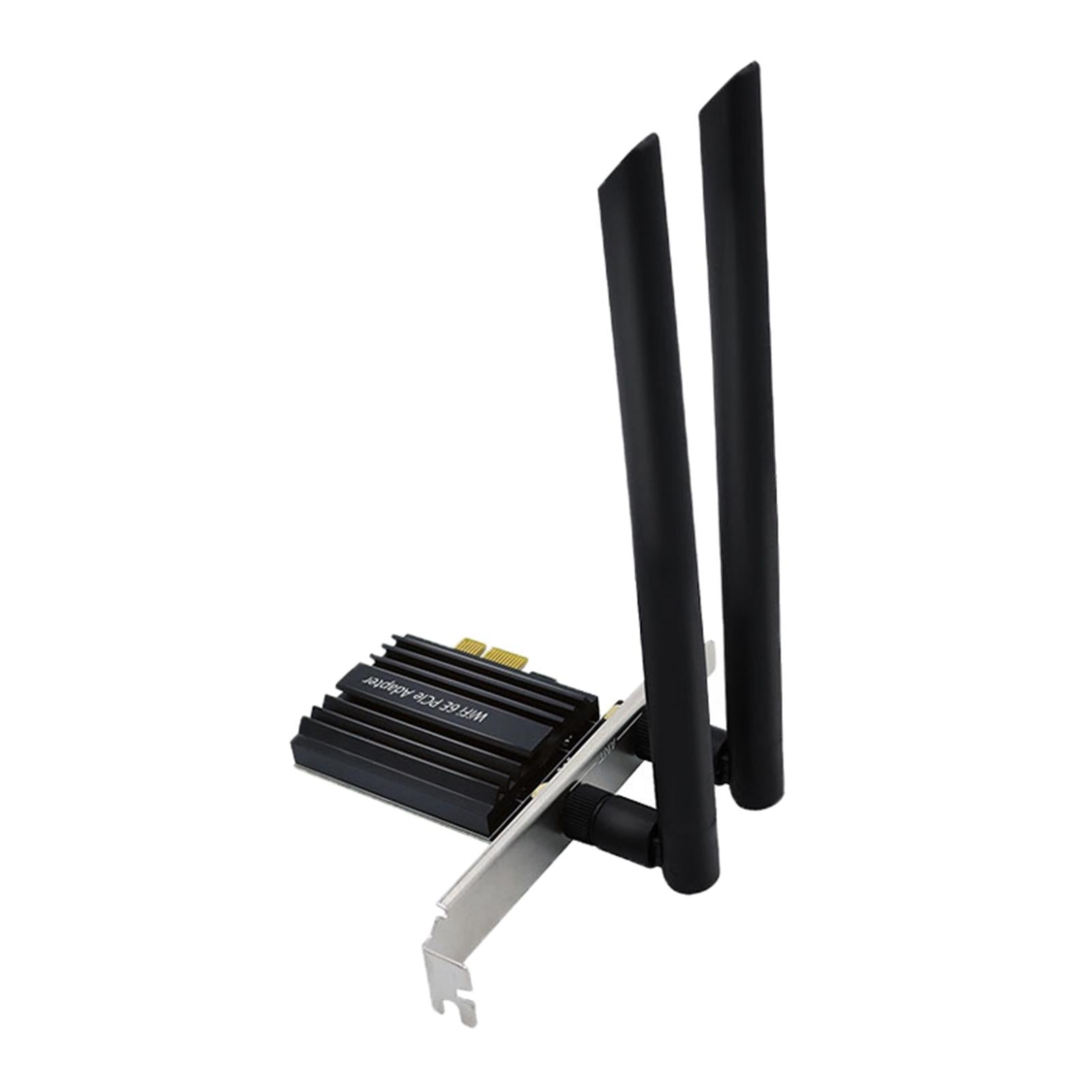 PCIe WiFi 6E Card Low Latency 6GHz/5GHz/2.4GHz Bluetooth 5.2 for Desktop