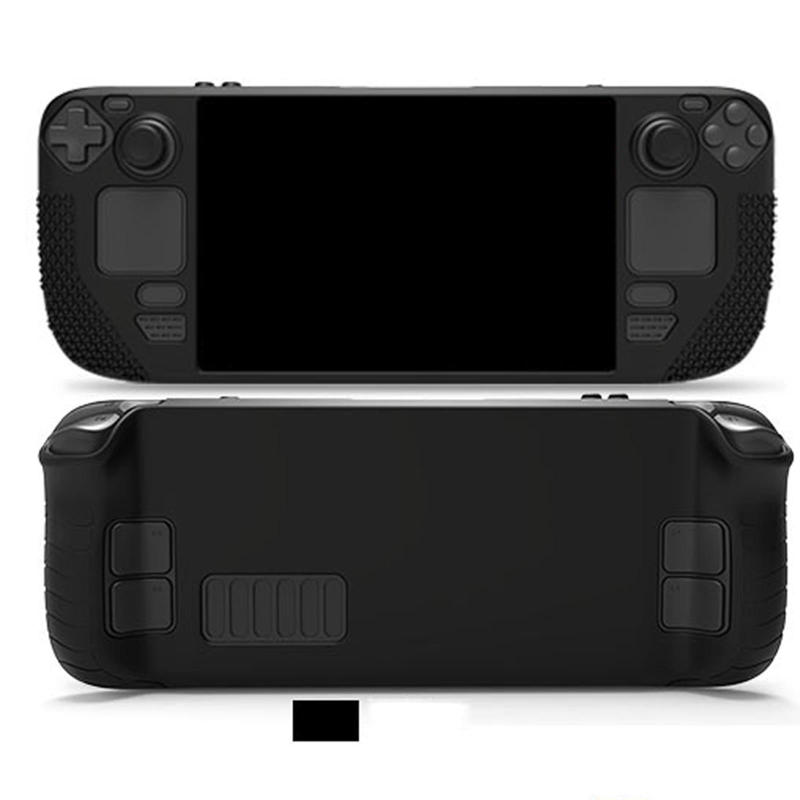 Case for Steam Deck Console Protective Soft Thin Silicone Full Cover Black