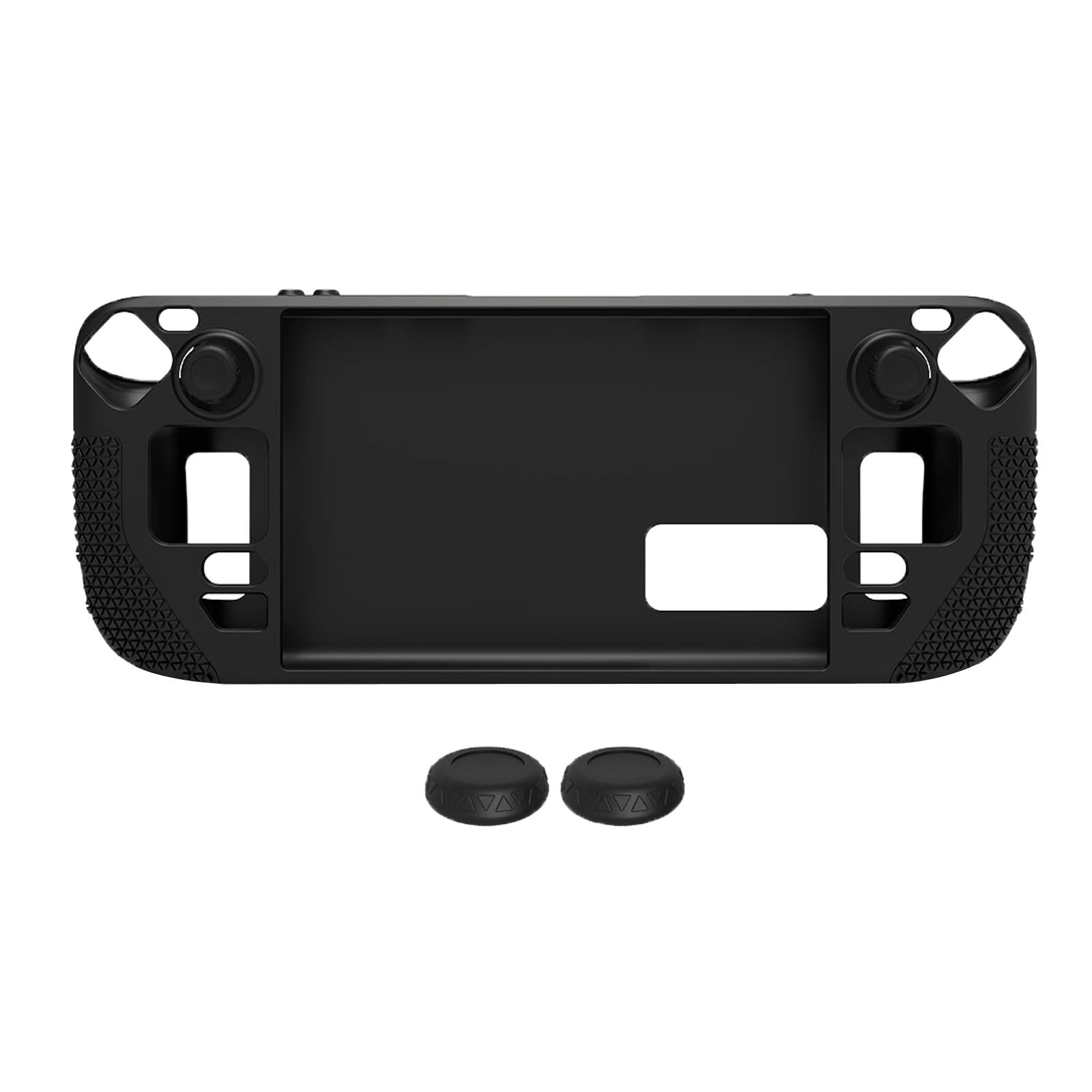 Case for Steam Deck Console Protective Soft Thin Silicone Full Cover Black