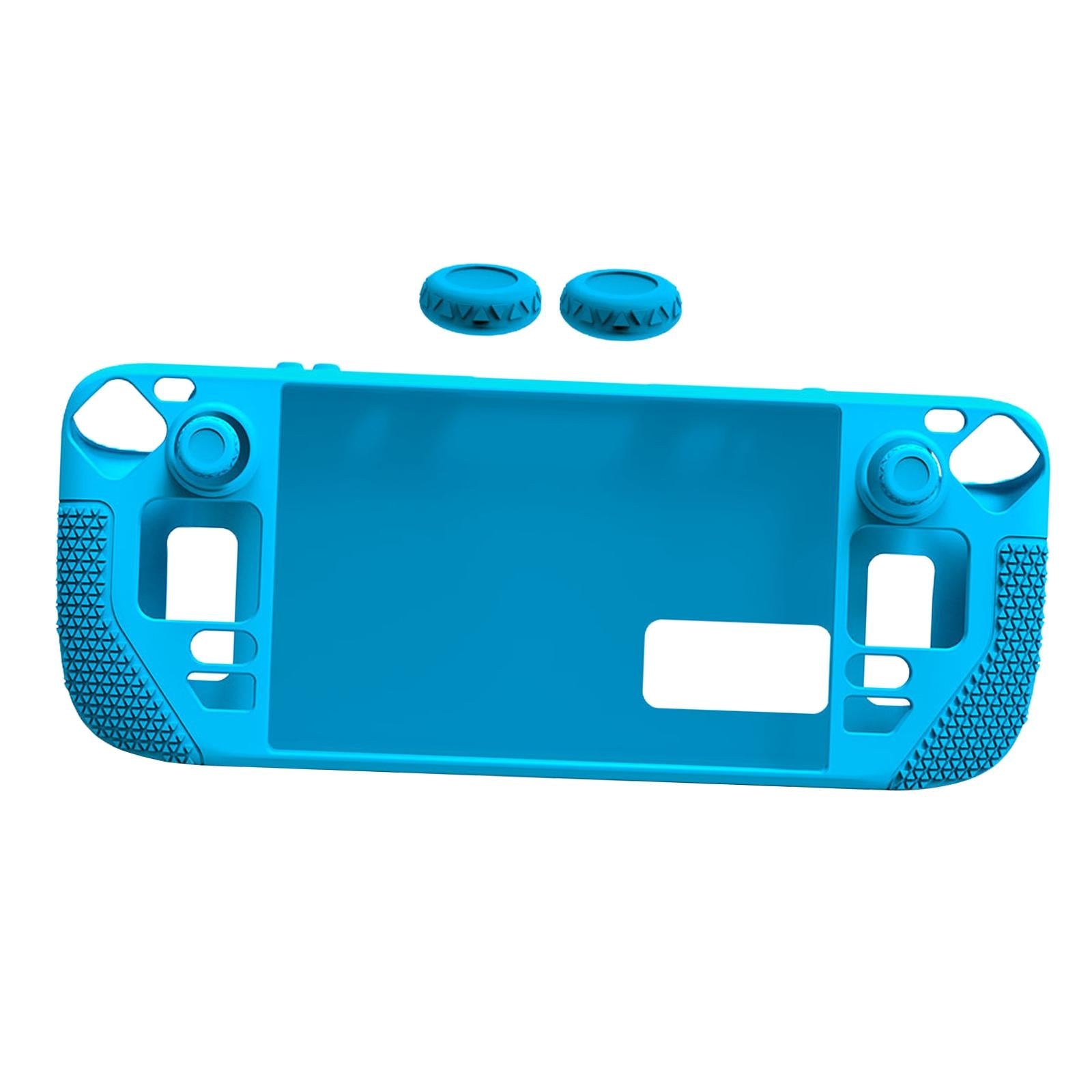 Case for Steam Deck Console Protective Soft Thin Silicone Full Cover BLue