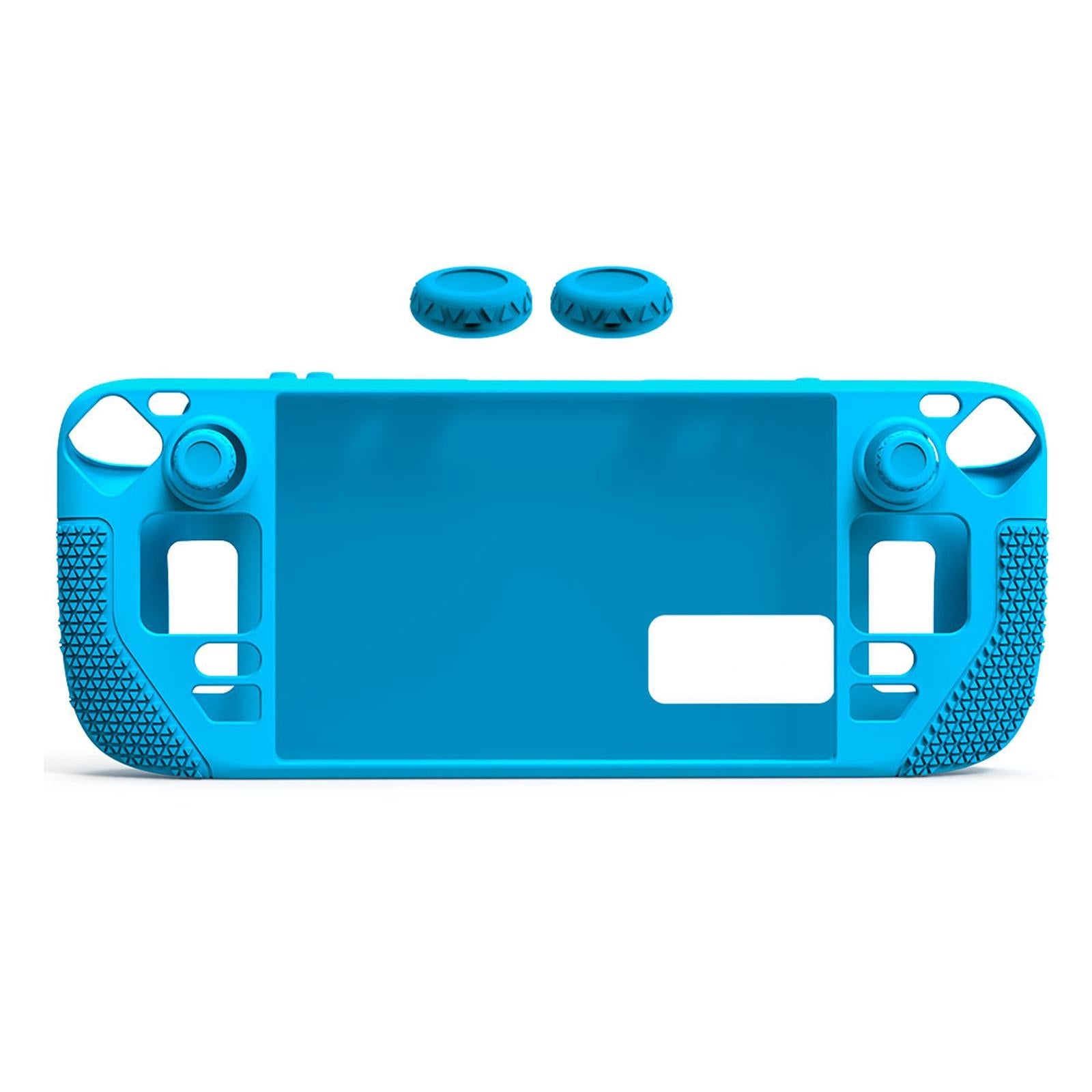 Case for Steam Deck Console Protective Soft Thin Silicone Full Cover BLue