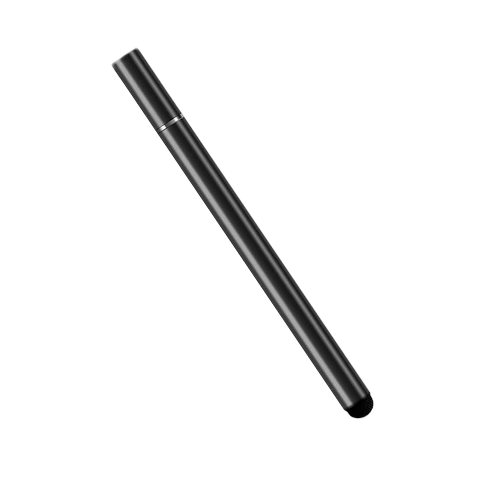 Double Head Stylus Non Slip Easy Grip Lightweight for Smart Phone Laptops Black