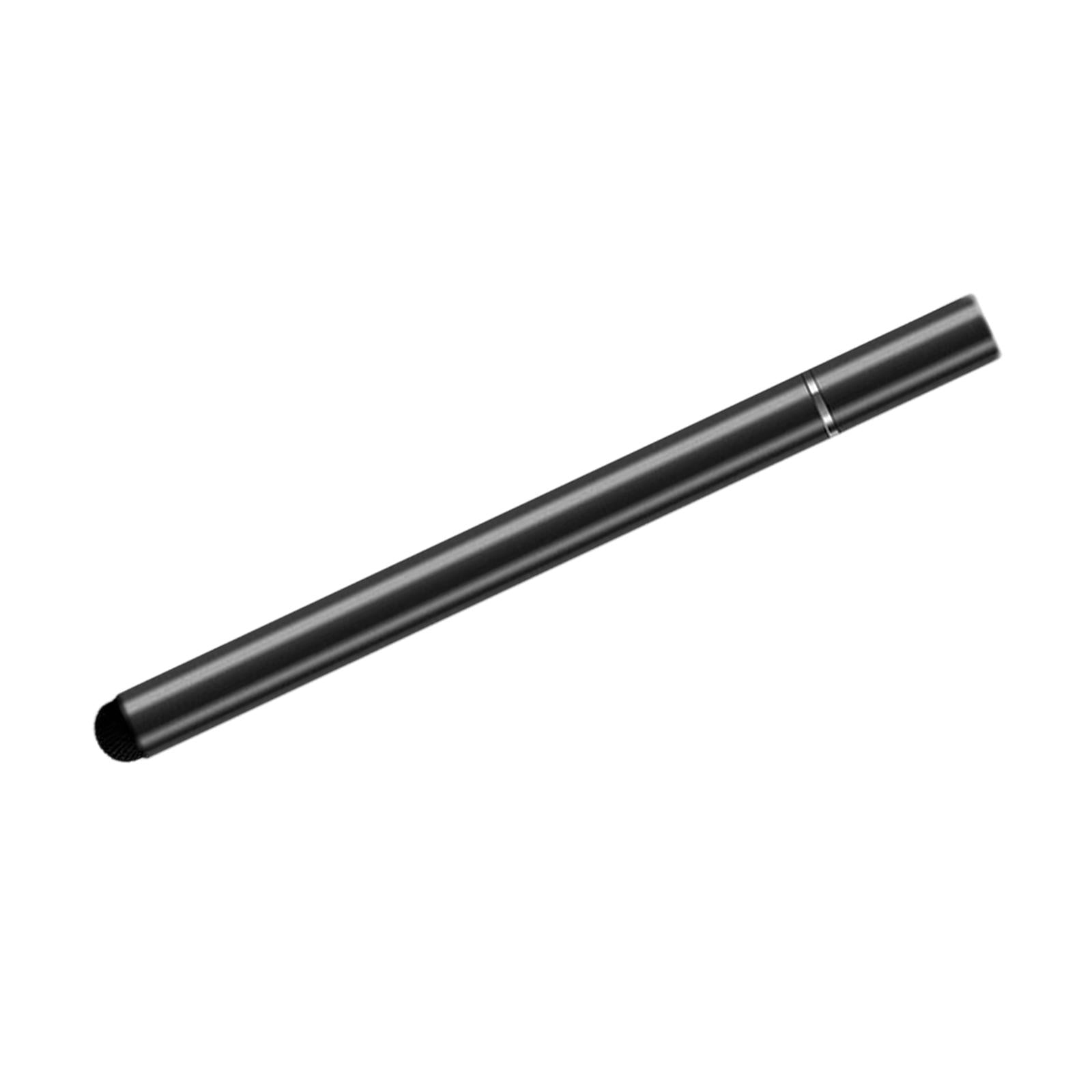 Double Head Stylus Non Slip Easy Grip Lightweight for Smart Phone Laptops Black