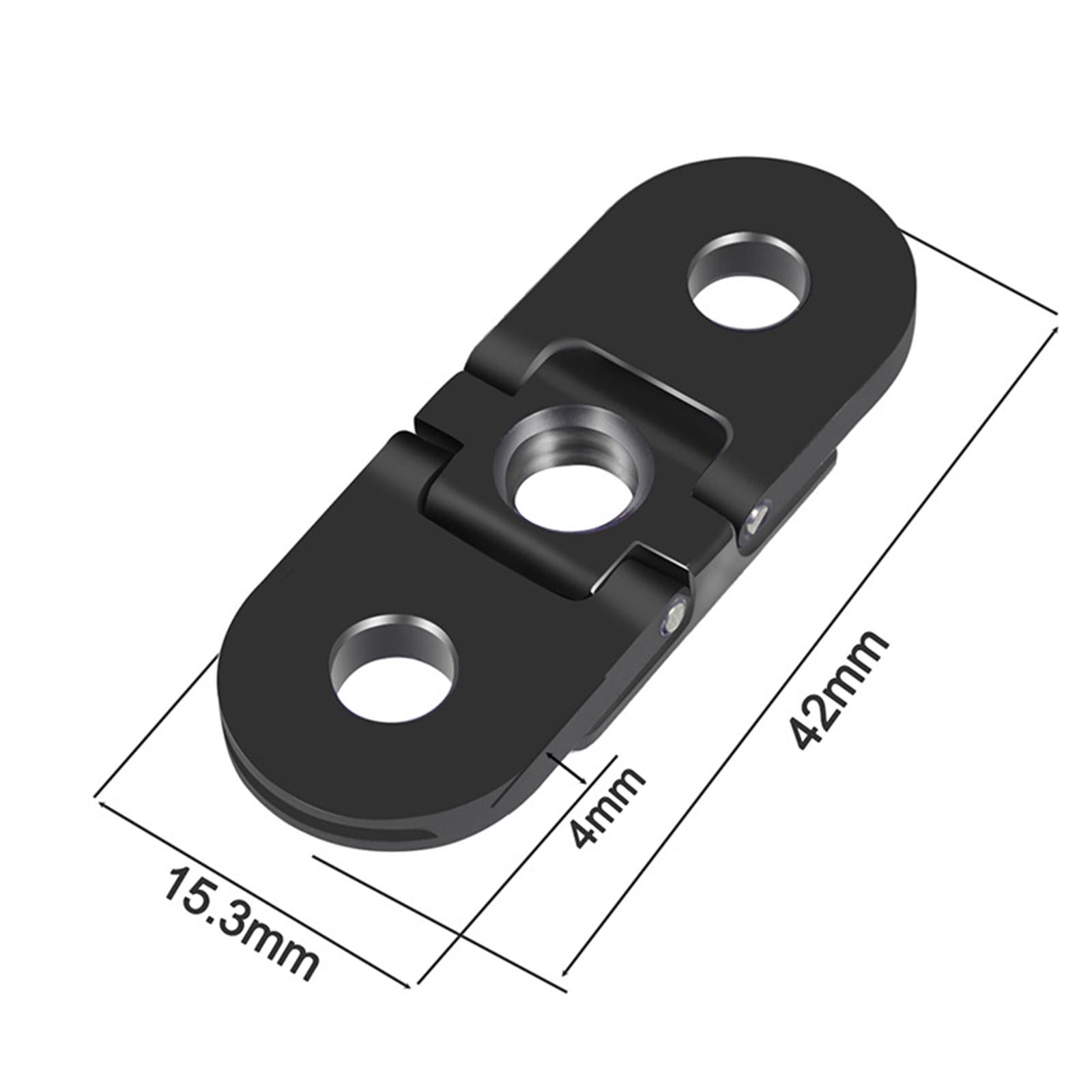 Tripod Mount Adapter Base Dual Port for Hero 10 9 8 Housing Handle