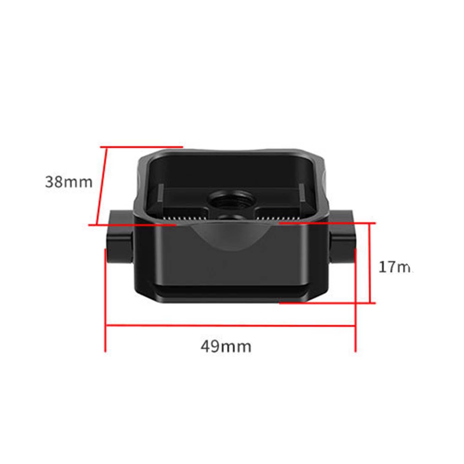 Tripod Adapter Base Double Lock Standard Mount 1/4 Screw for DSLR Camera Quick Release Base