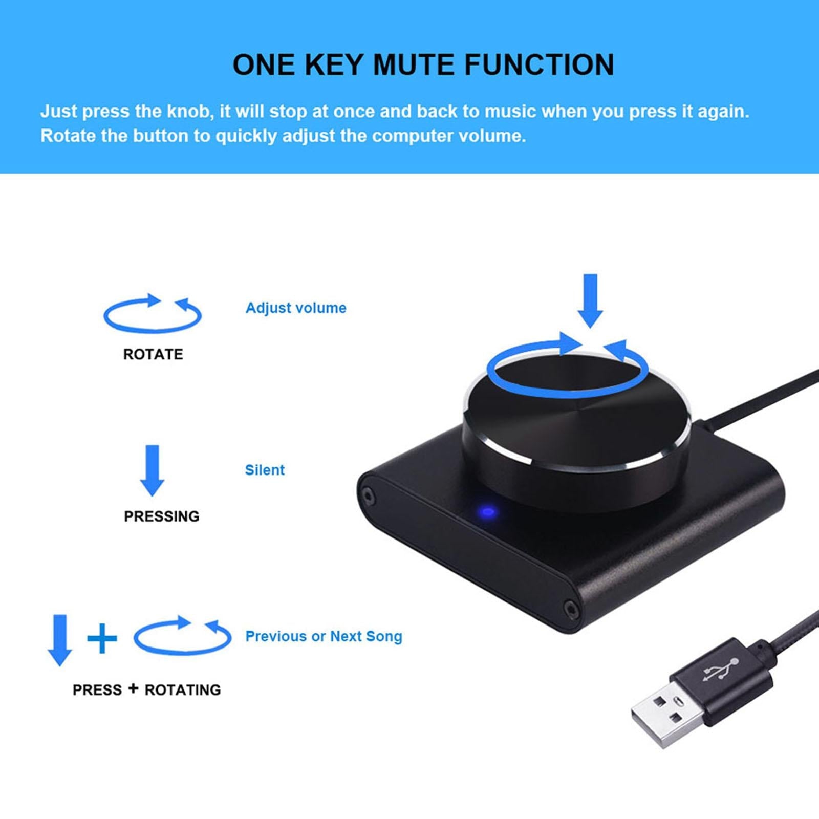 Volume Controller Multimedia Audio Control Accessory Lossless Speaker USB