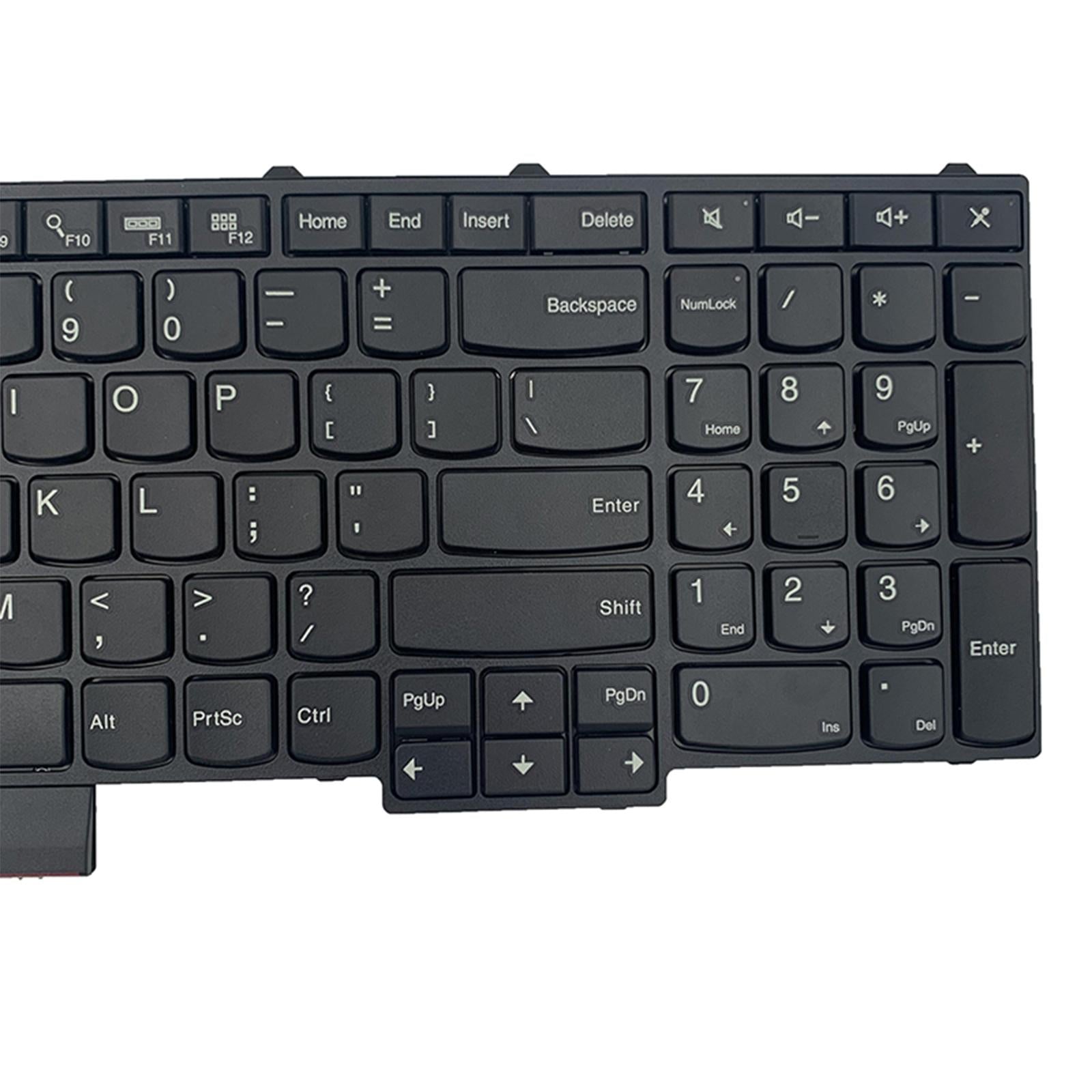 US Keyboard US Layout Matte for ThinkPad P50 20EN/20EQ P70 Black