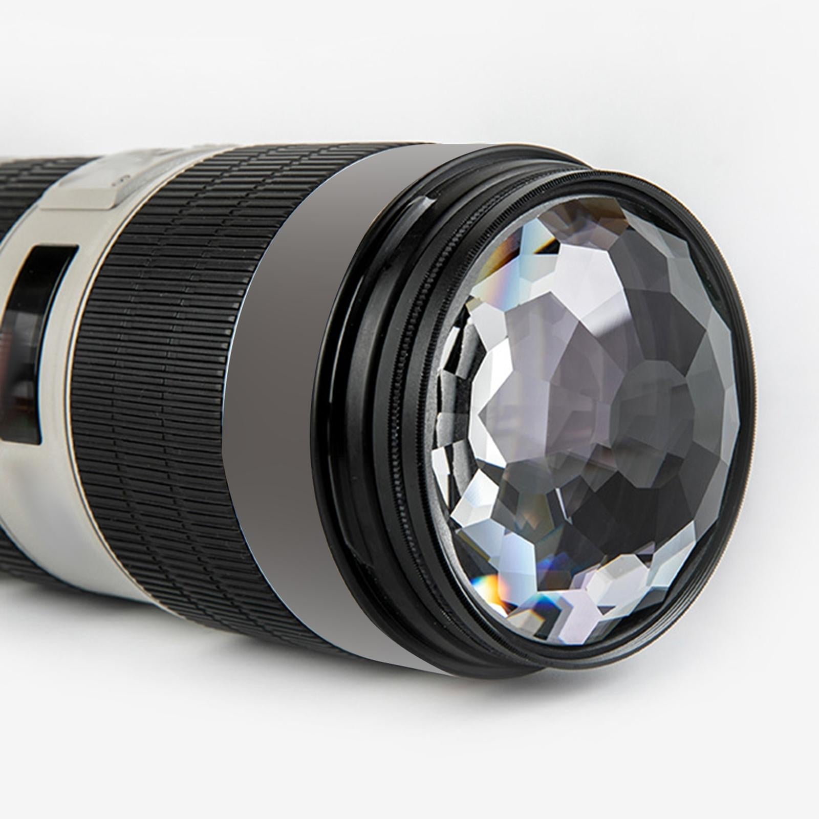 Kaleidoscope Camera Lens 82mm glass Slr Camera