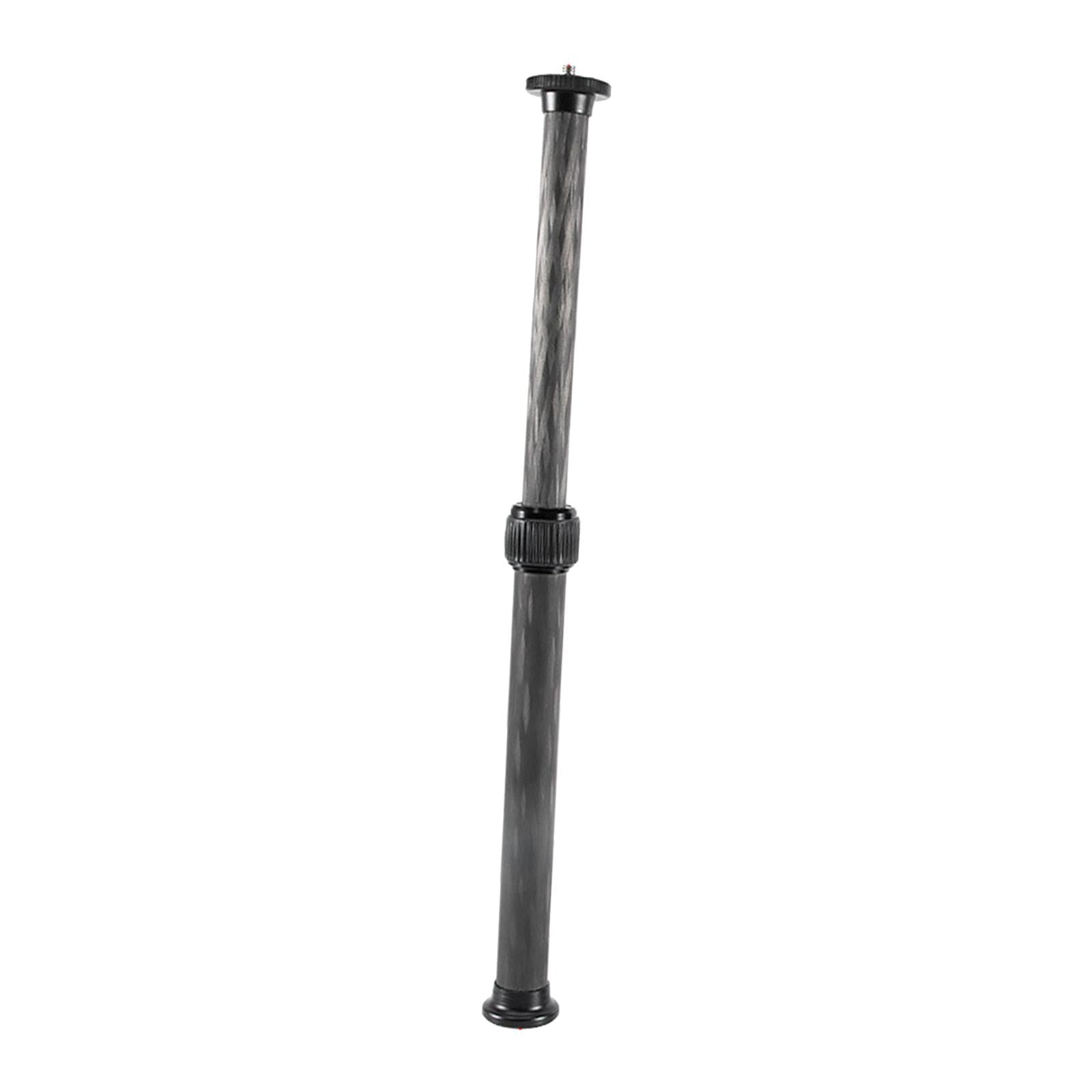 Tripod Extension Pole Carbon Fiber Tripod Extender Rod Telescopic for Tripod Diameter 22mm 19mm